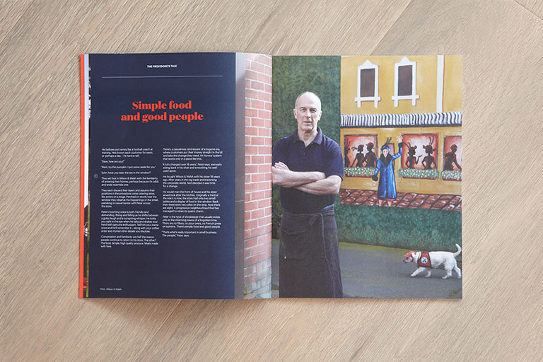 Self-titled Canterbury Hill Brand Identity Brochure Spread 2 Mobile