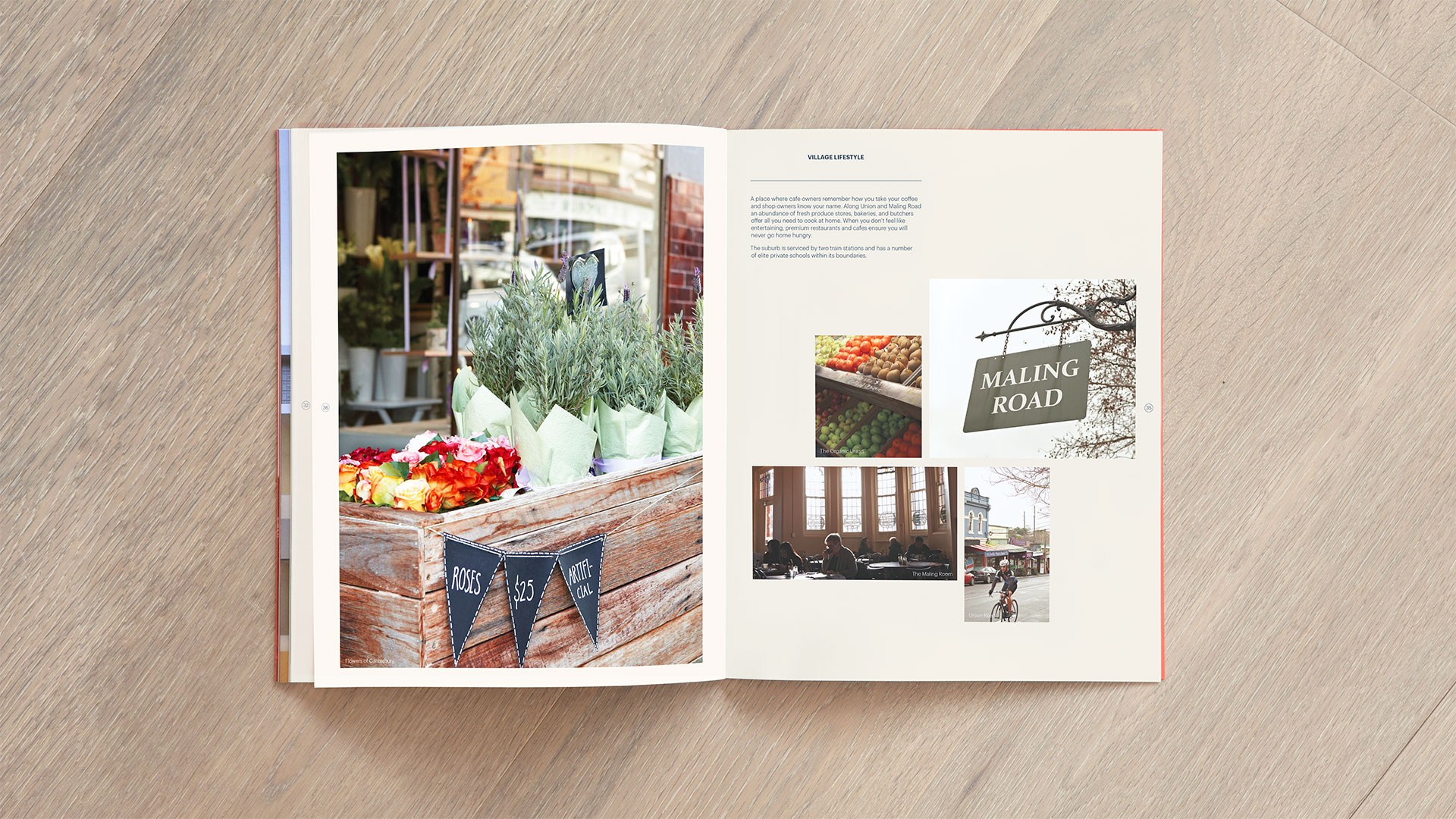 Self-titled Canterbury Hill Brand Identity Brochure Spread 3