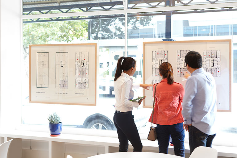 Self-titled Canterbury Hill Brand Identity Display Suite Sales Mobile