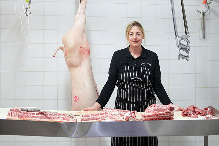 Self-titled Canterbury Hill Brand Identity Photography Butcher Mobile