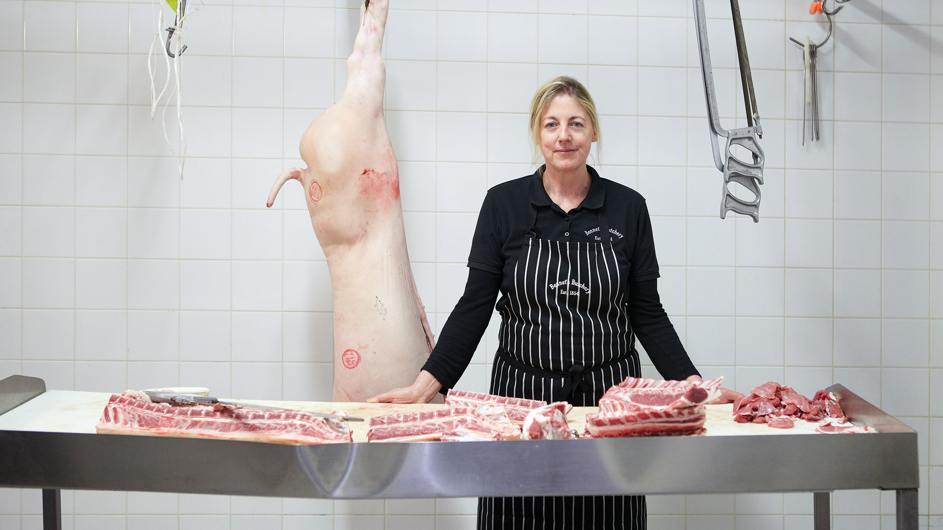 Self-titled Canterbury Hill Brand Identity Photography Butcher