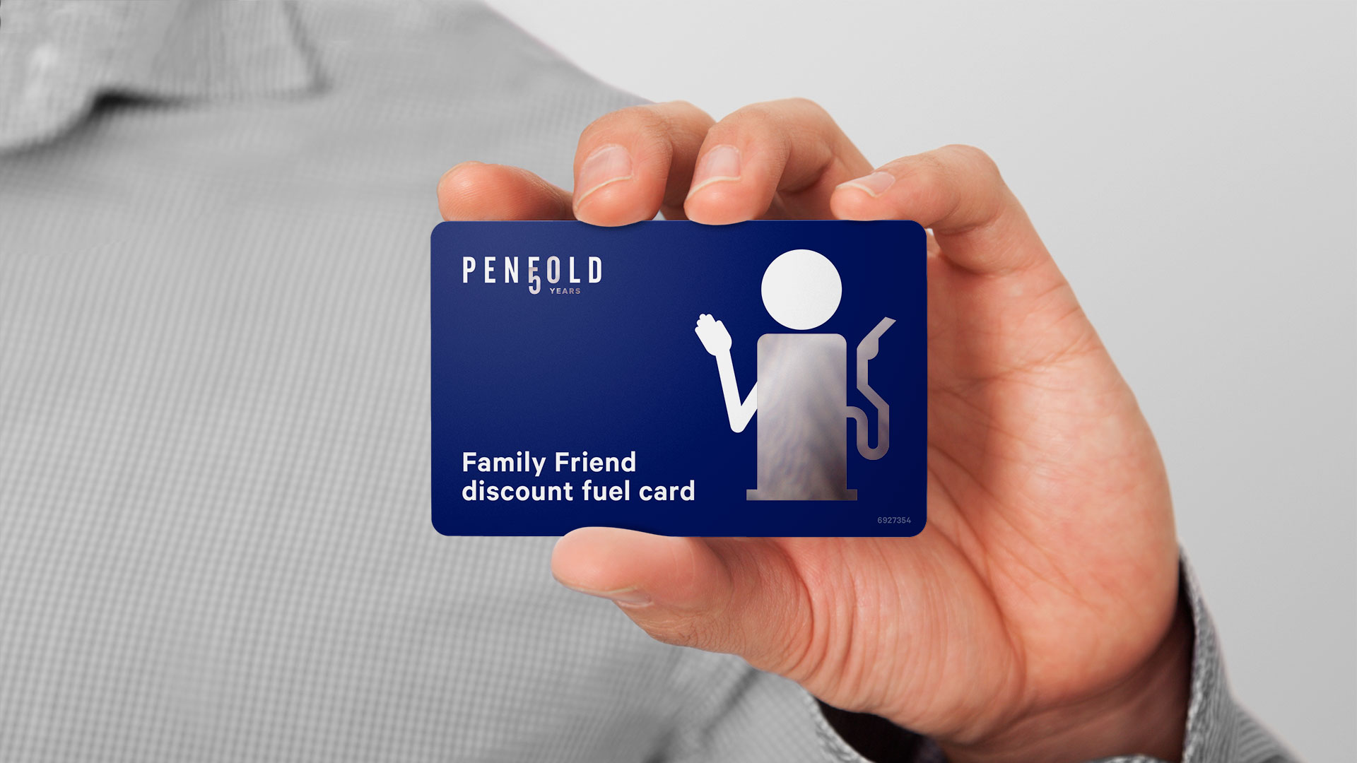 Self-titled Penfold Motors Brand Identity Fuel Card