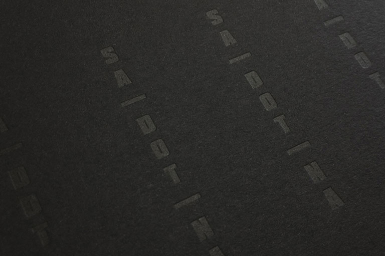 Self-titled Sa Dot Na Brand Identity Print Detail Mobile