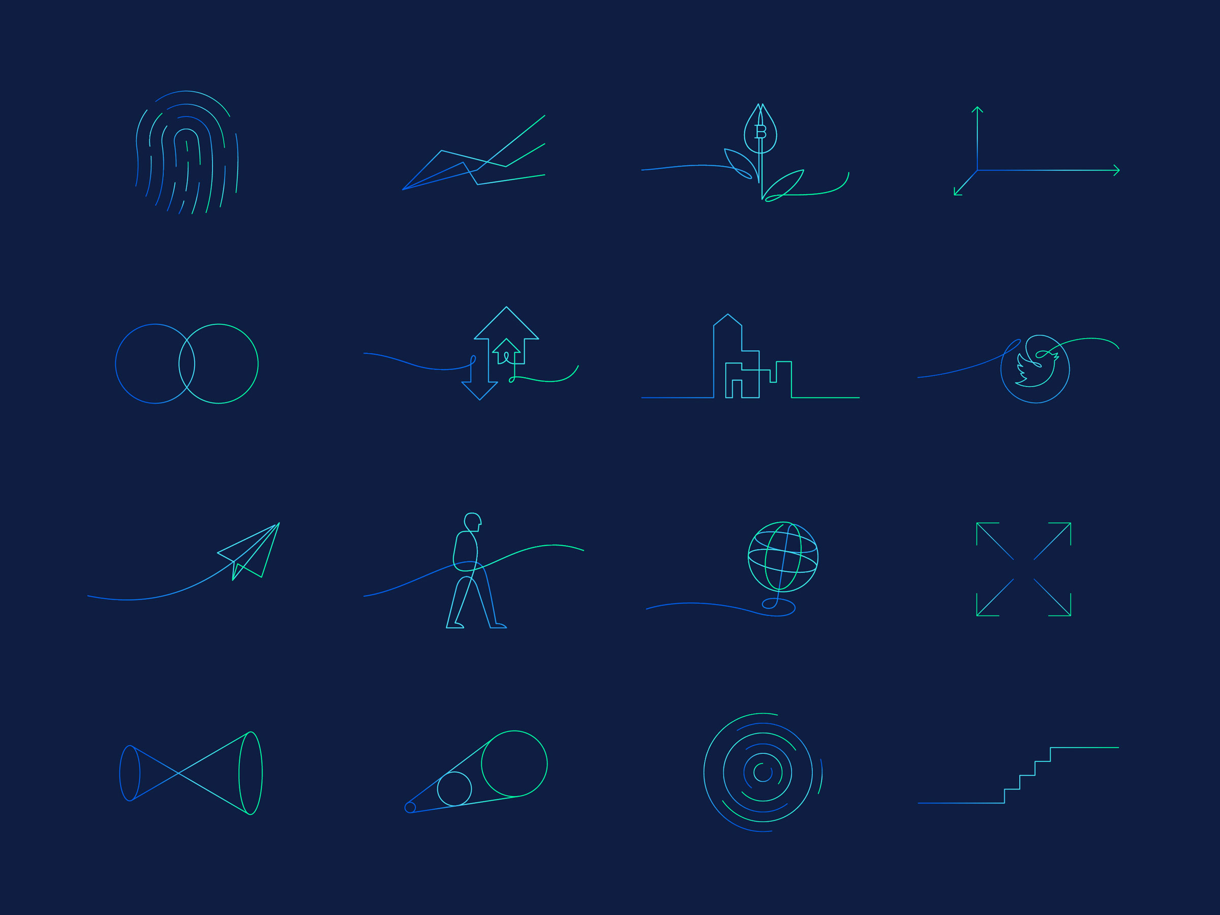 Self-titled Baillieu Brand Identity Illustrations Set