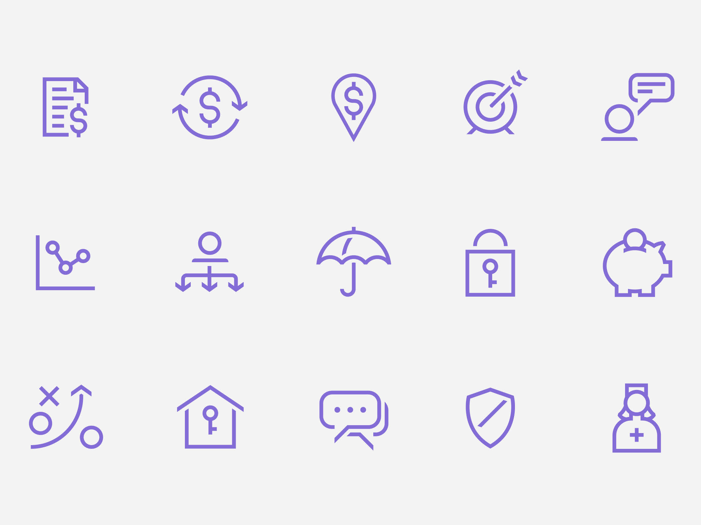 Self-titled Fortem Brand Identity Icons 1