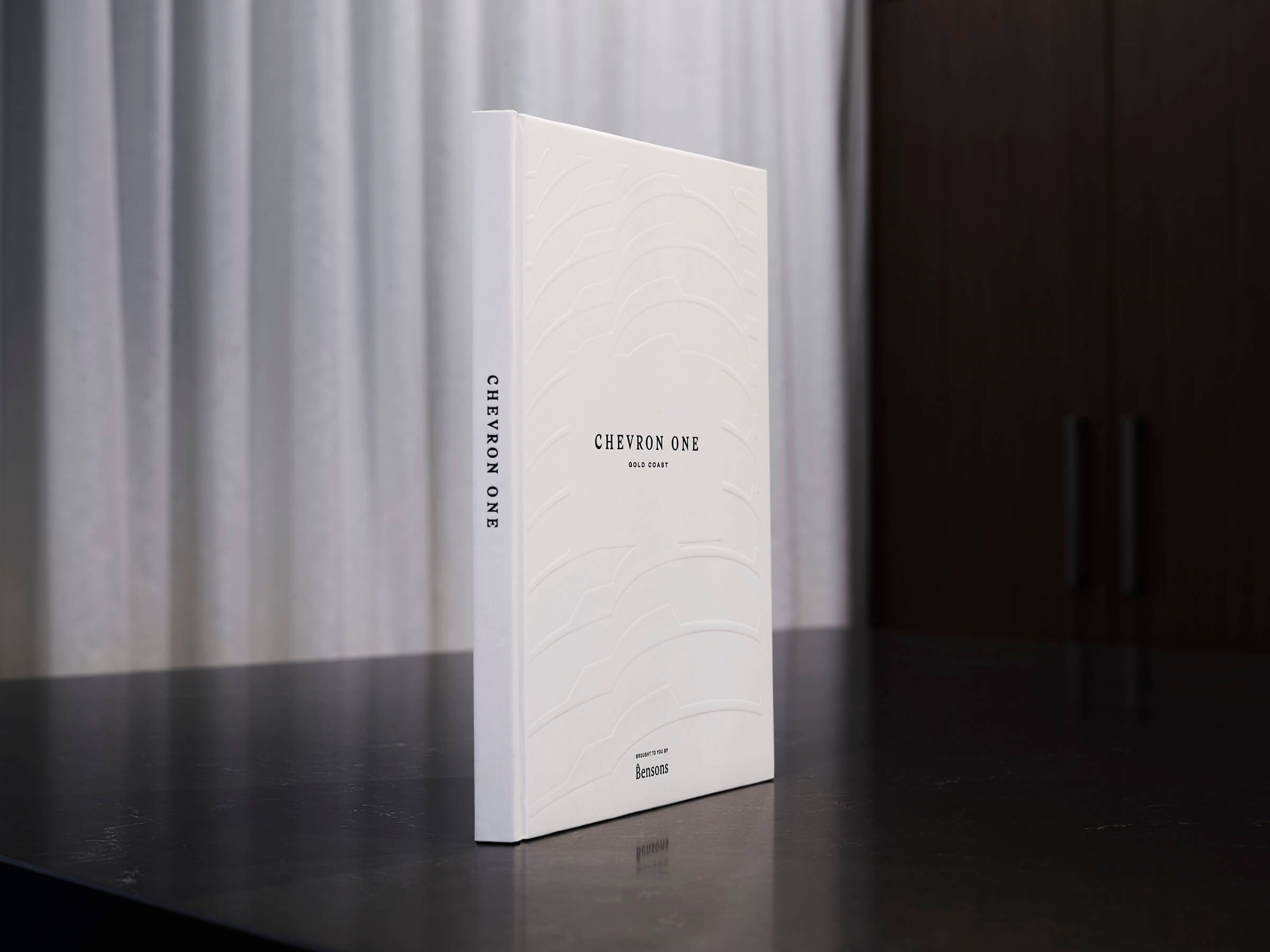 Self-titled Case Study Chevron One Brochure Hard Cover Copy