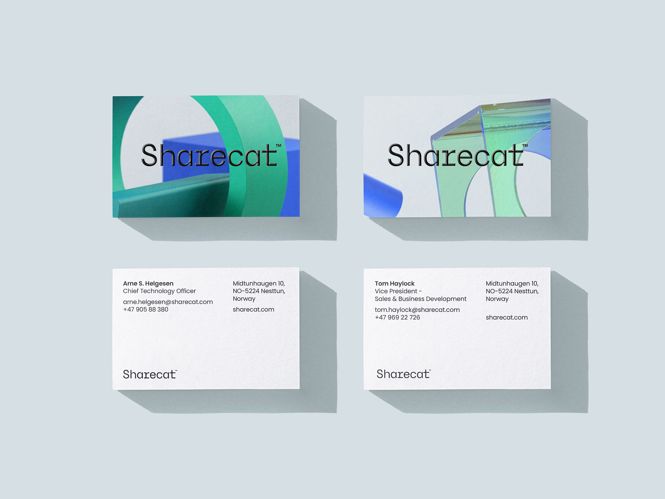 Self-titled Sharecat Business Cards