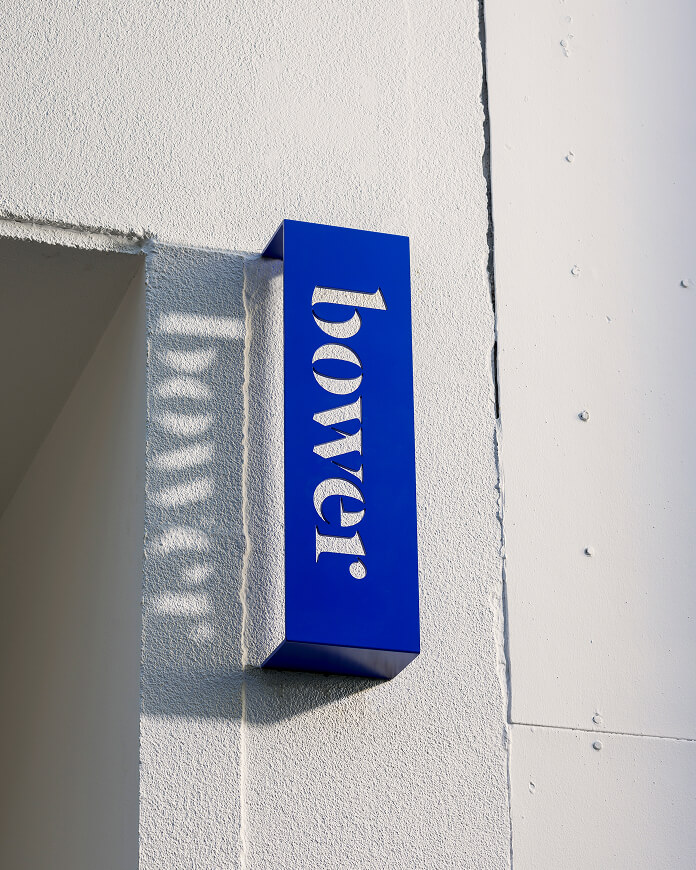 Self Titled Casestudy Bower Signage Detail