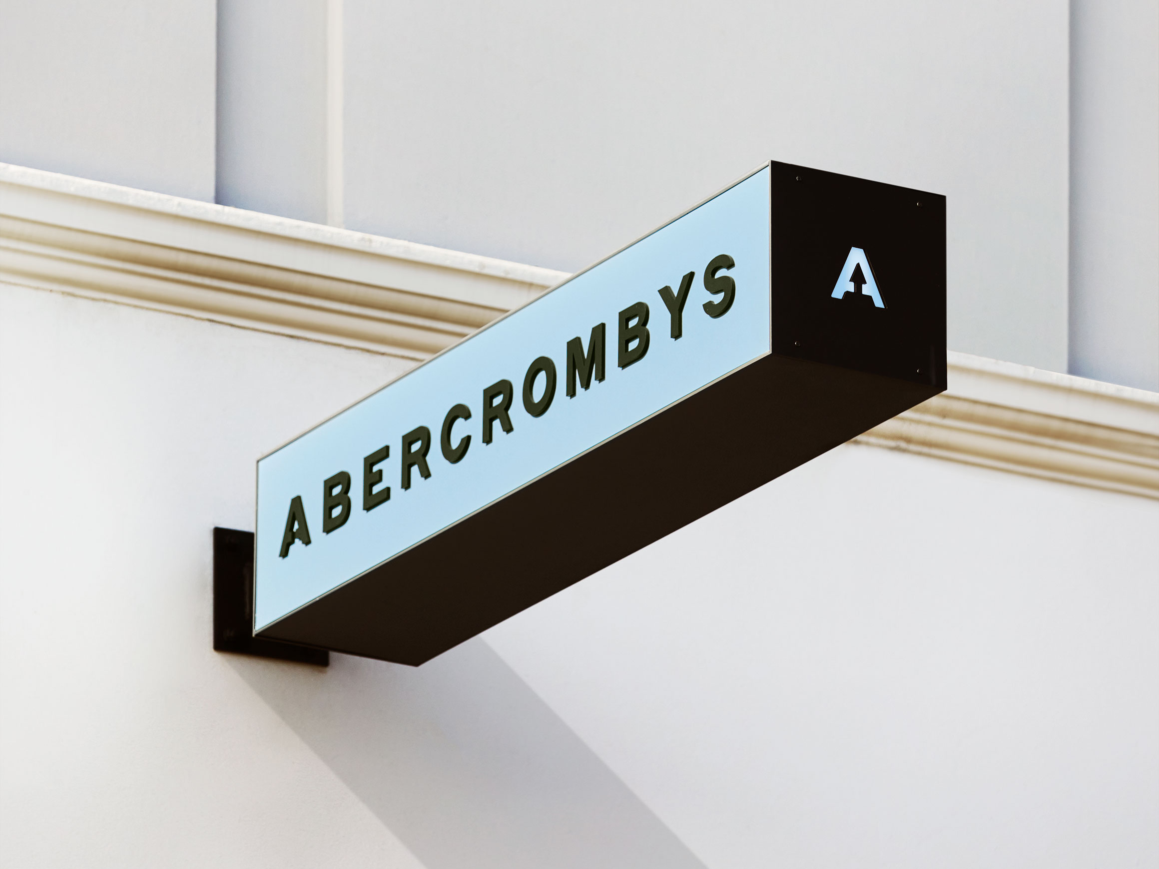 Self-titled Abercrombys Brand Signage