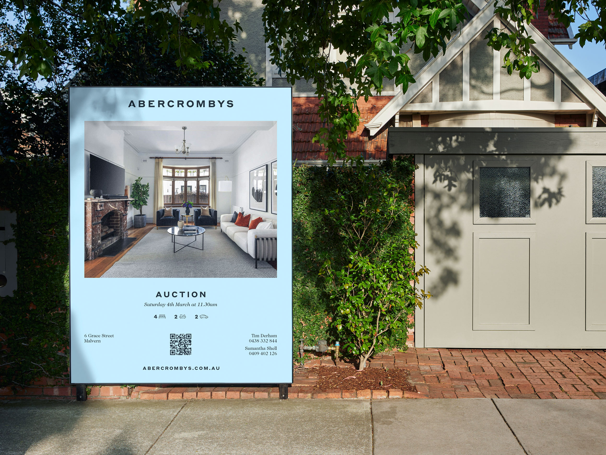 Self-titled Abercrombys Brand Auction Board