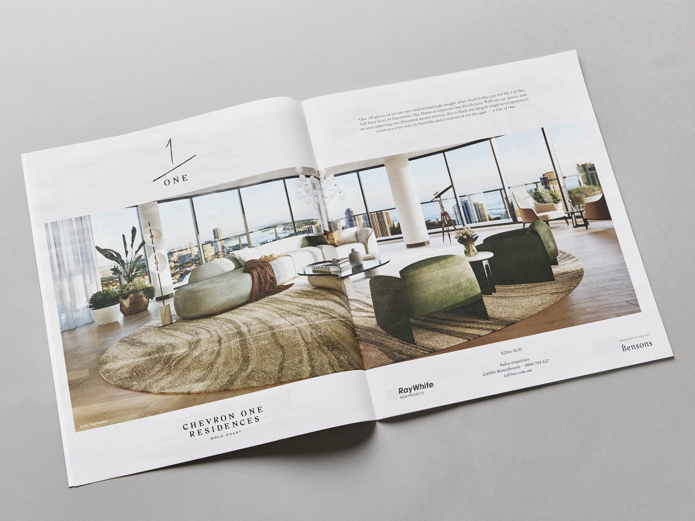 Self-titled Bensons 1 Of One Ad