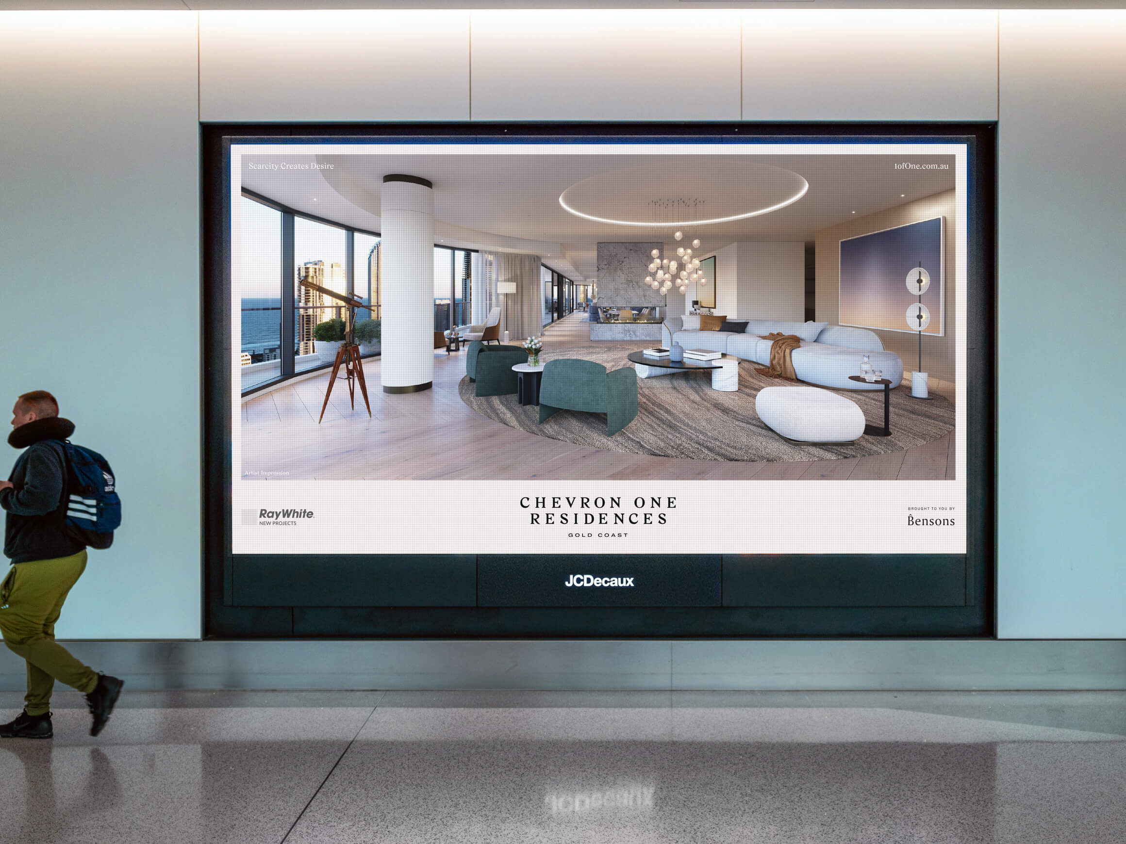 Self-titled Chevron One One Of One Airport Billboard