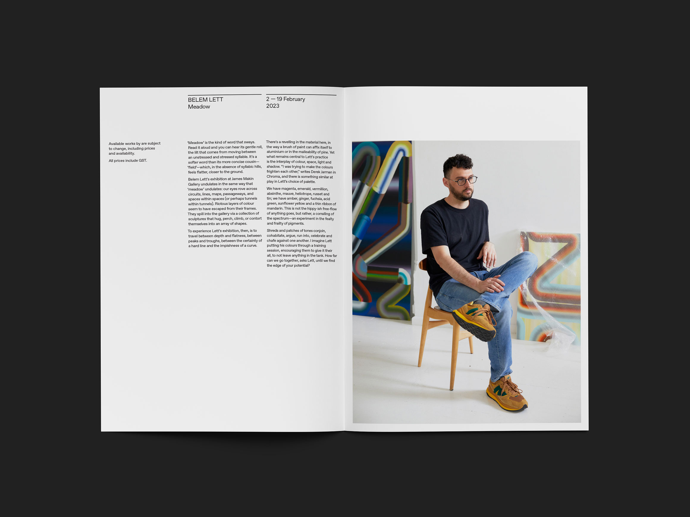 Self-titled James Makin Gallery Brochure 2