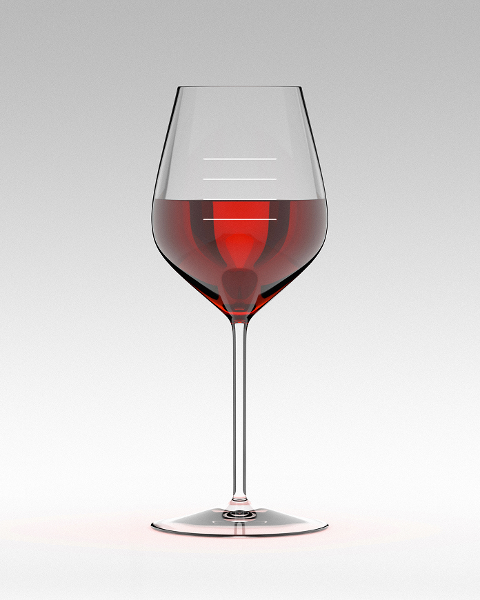 Self-titled James Makin Gallery Wine Glass