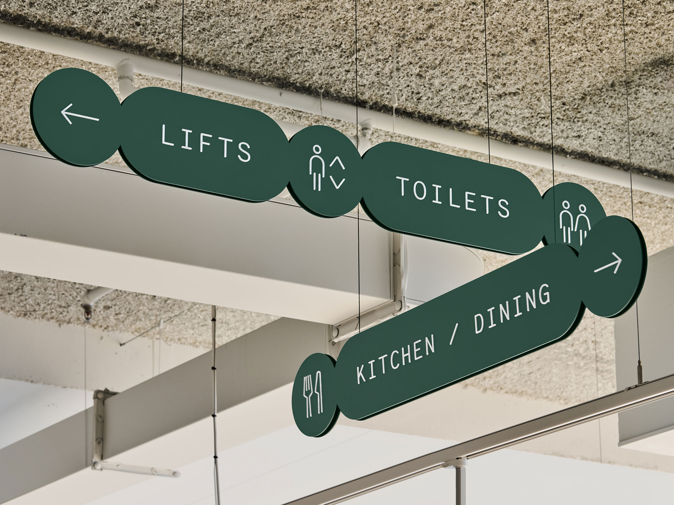Self-titled Icon Signage And Wayfinding Hung Sign 9