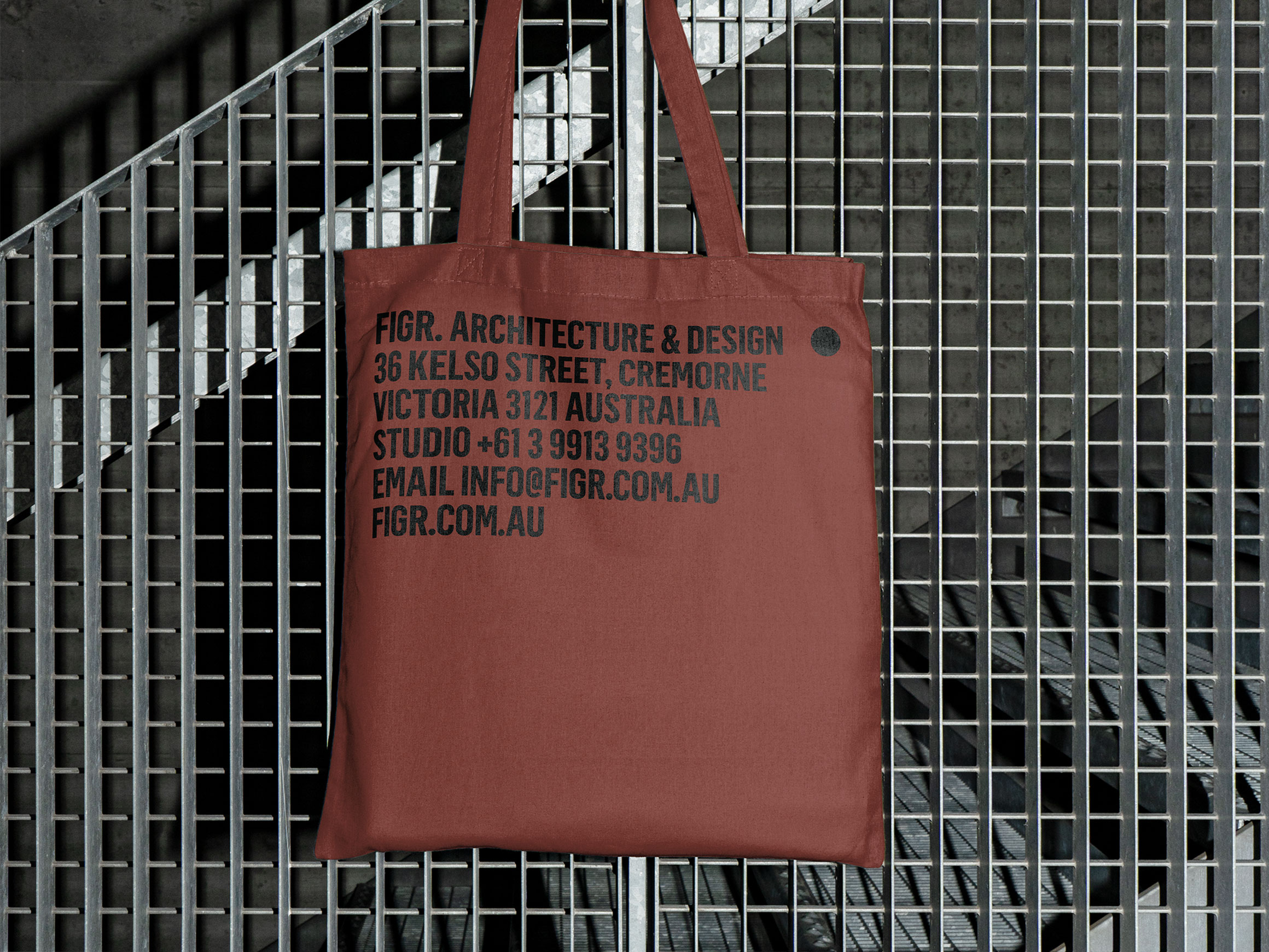 Self-titled Figr Architecture Design Tote Bag