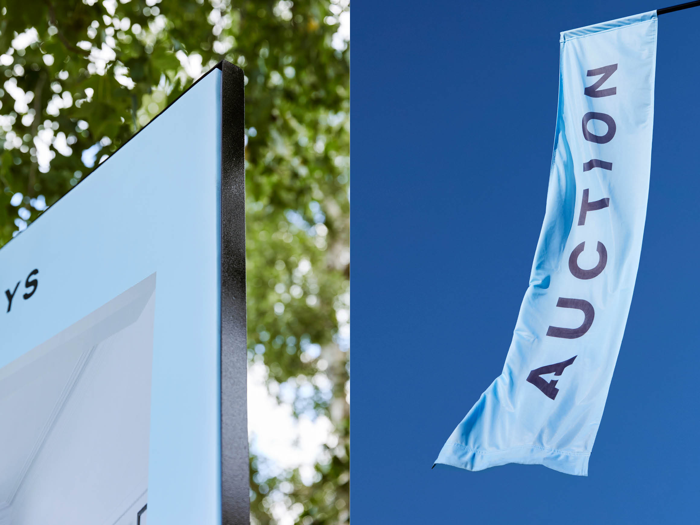 Self-titled Abercrombys Brand Auctionboard Flag