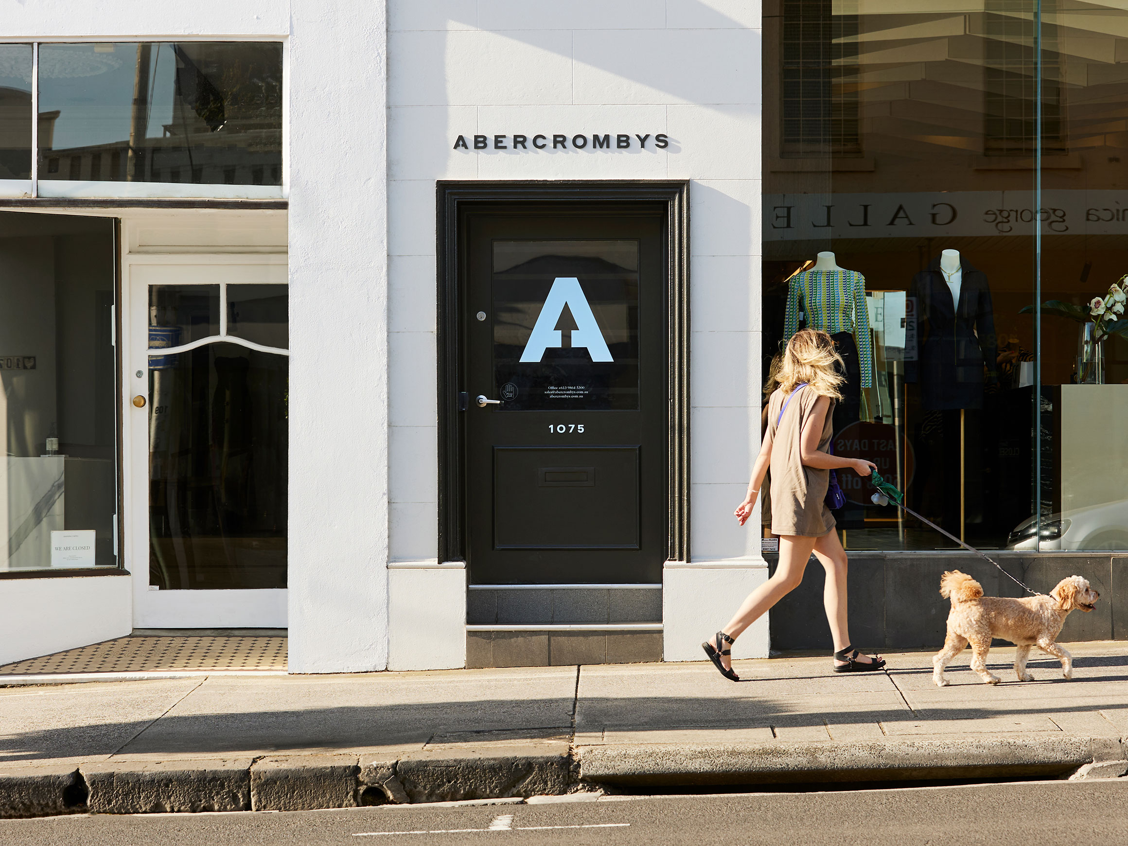 Self-titled Abercrombys Brand Signage Facade