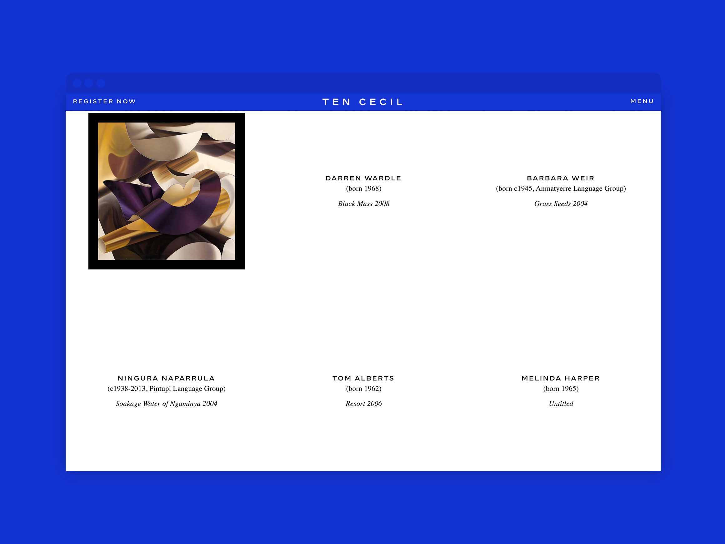 Self-titled Bensons Ten Cecil Collection 2 1