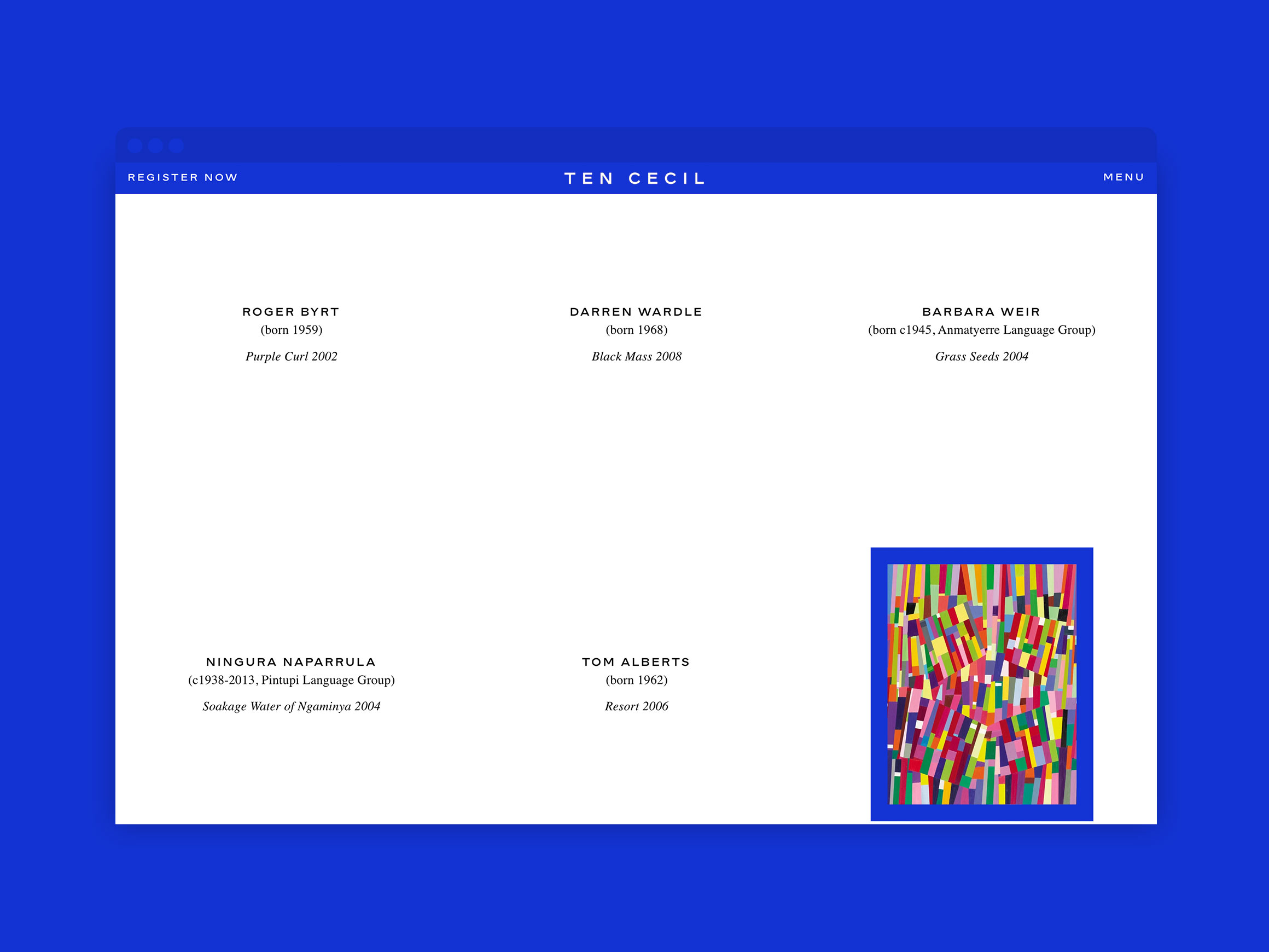 Self-titled Bensons Ten Cecil Collection 7 1