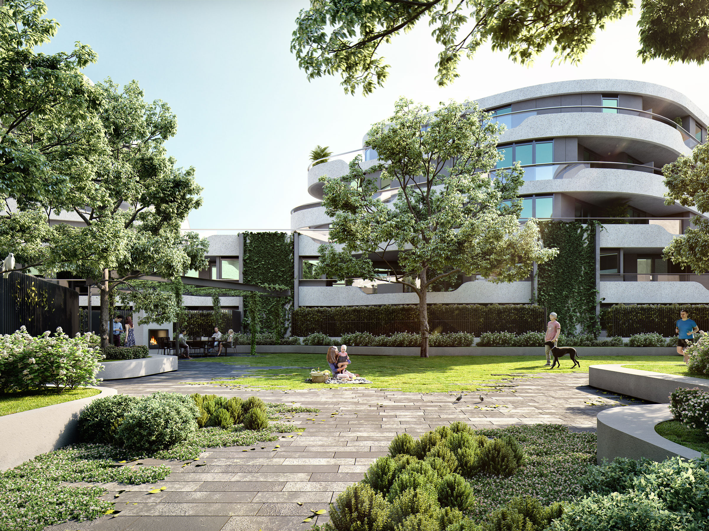 Self Titled Hawthorn Park Brand Identity Render 1