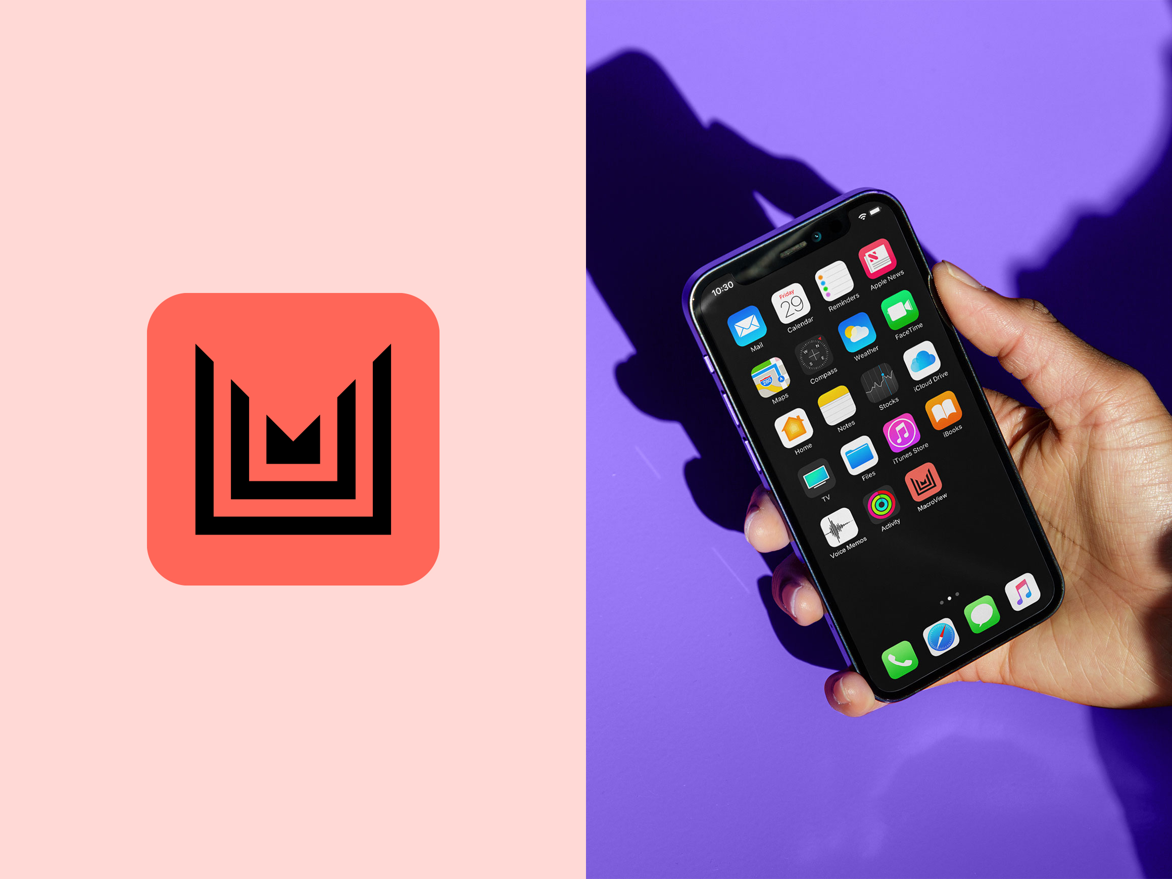 Self-titled Macroview App Icon