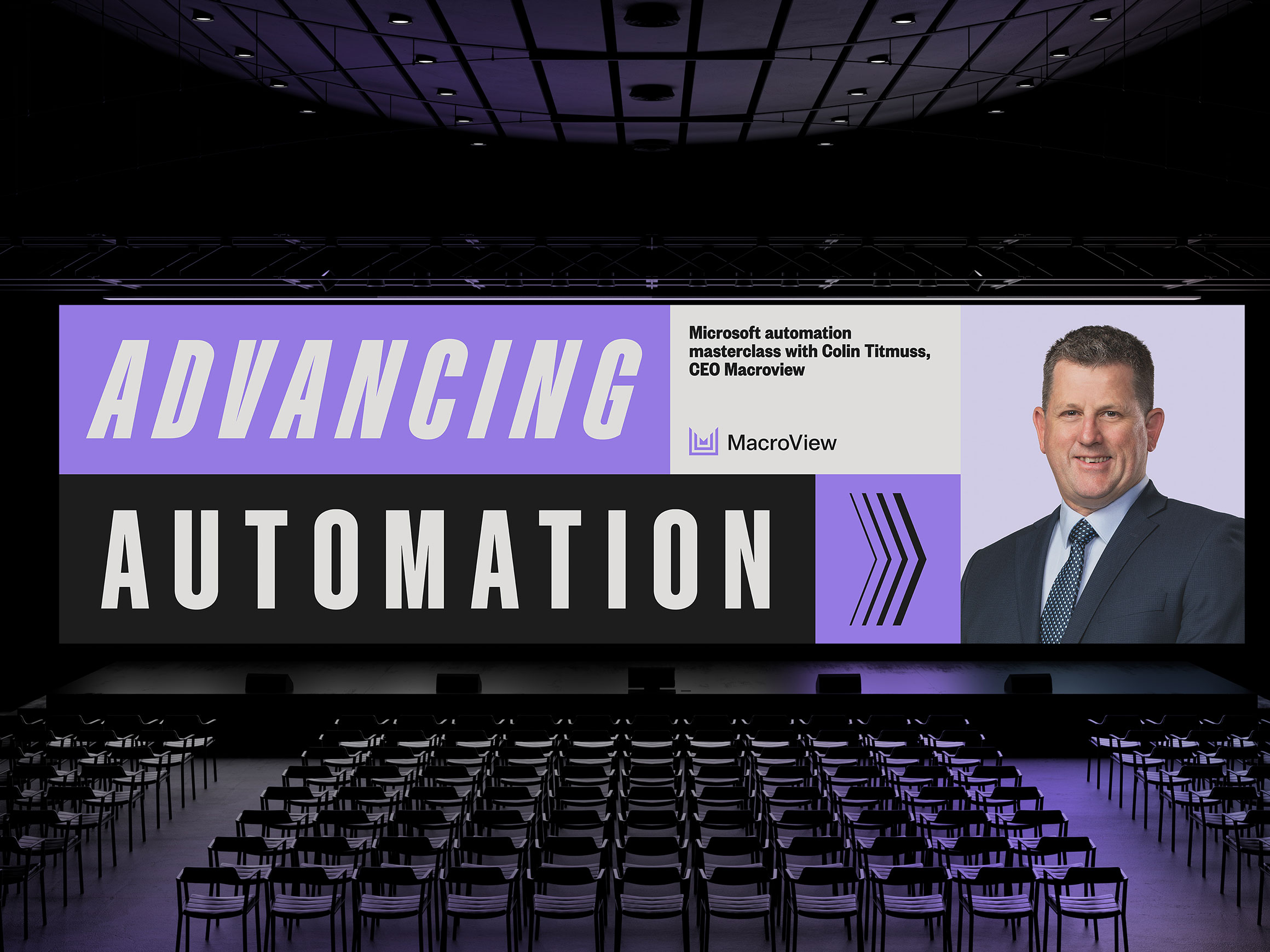 Self-titled Macroview Conference Staging