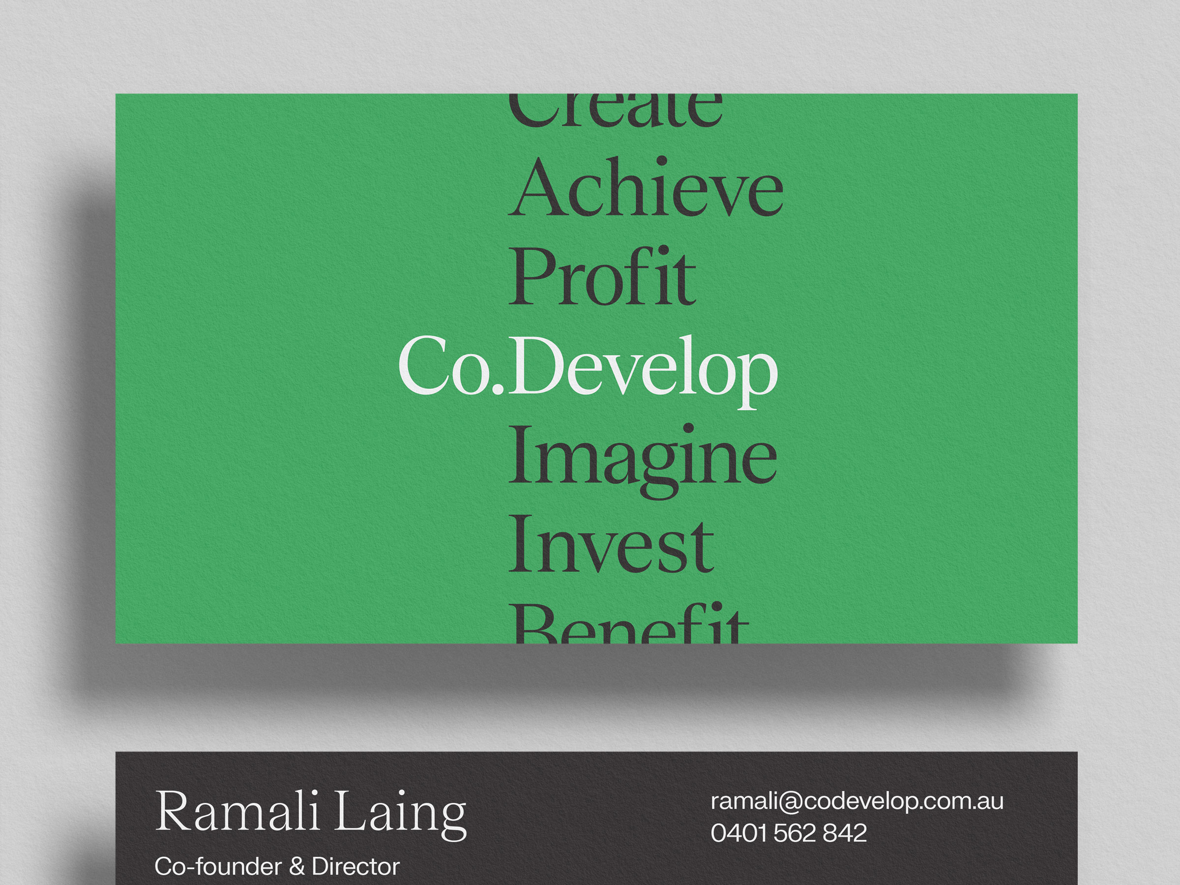 Selftitled Co.develop Brand Business Cards 2