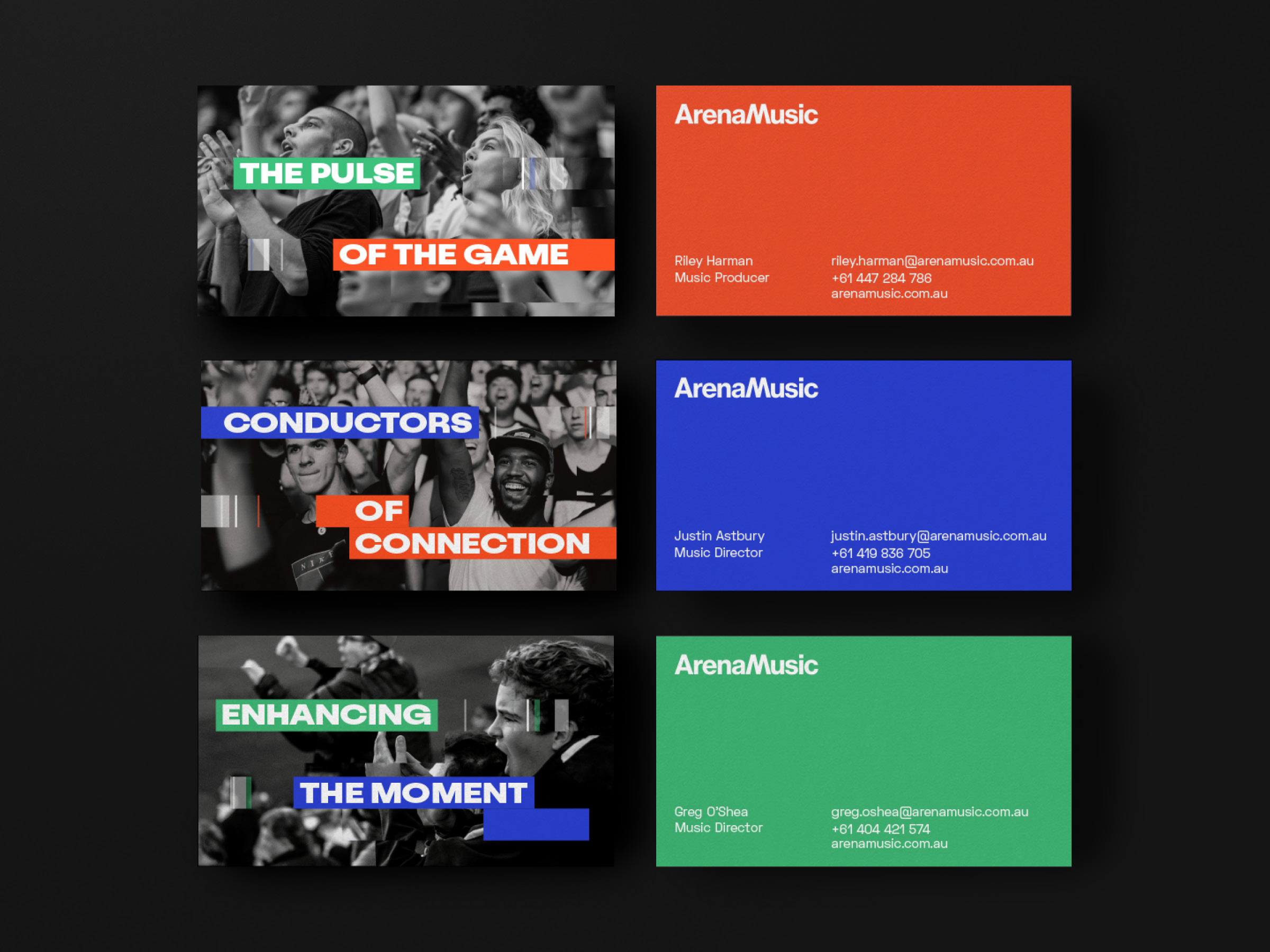 Self Titled Arenamusic Brand Identity Buscards 02