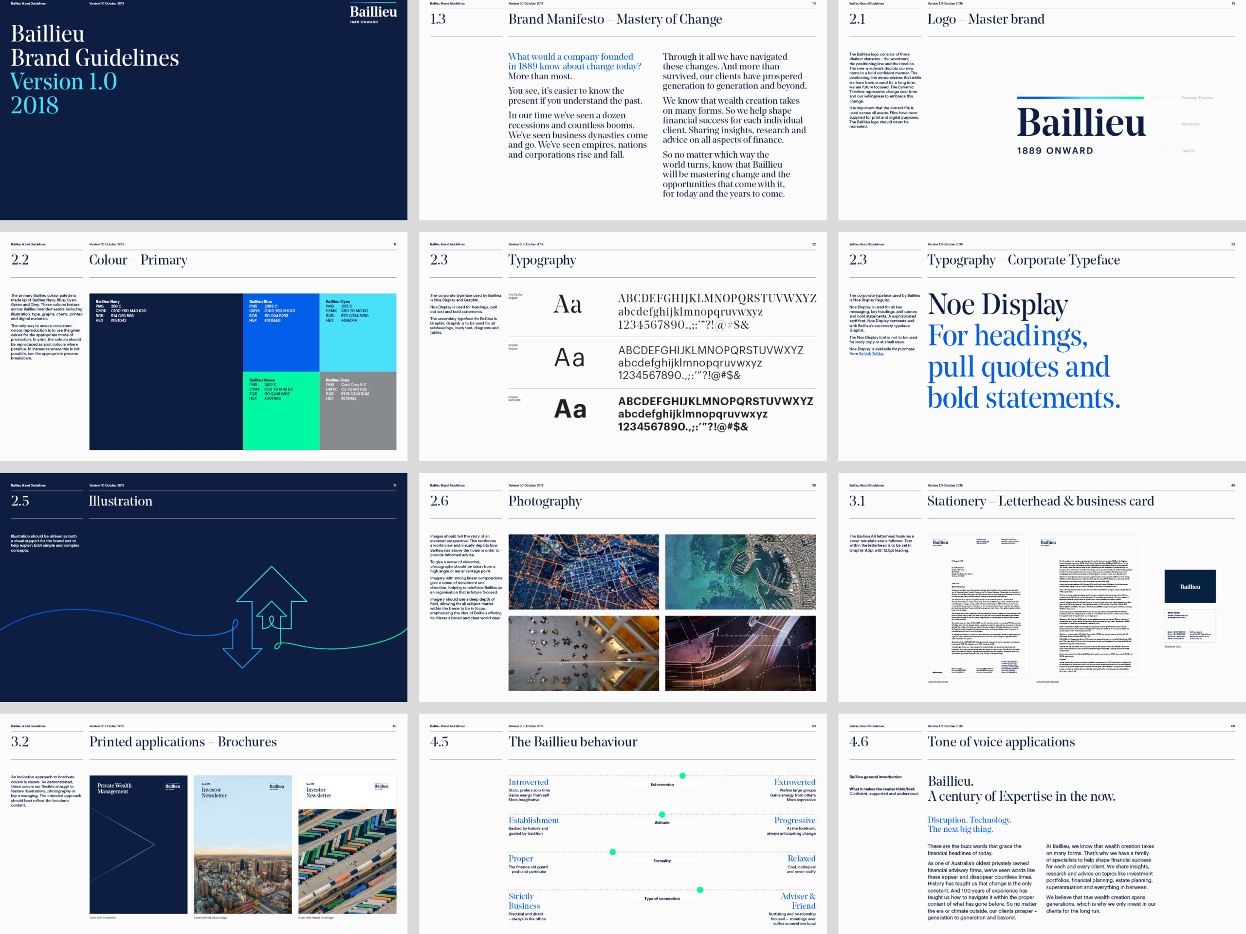 Self-titled Baillieu Brand Identity Style Guide 1