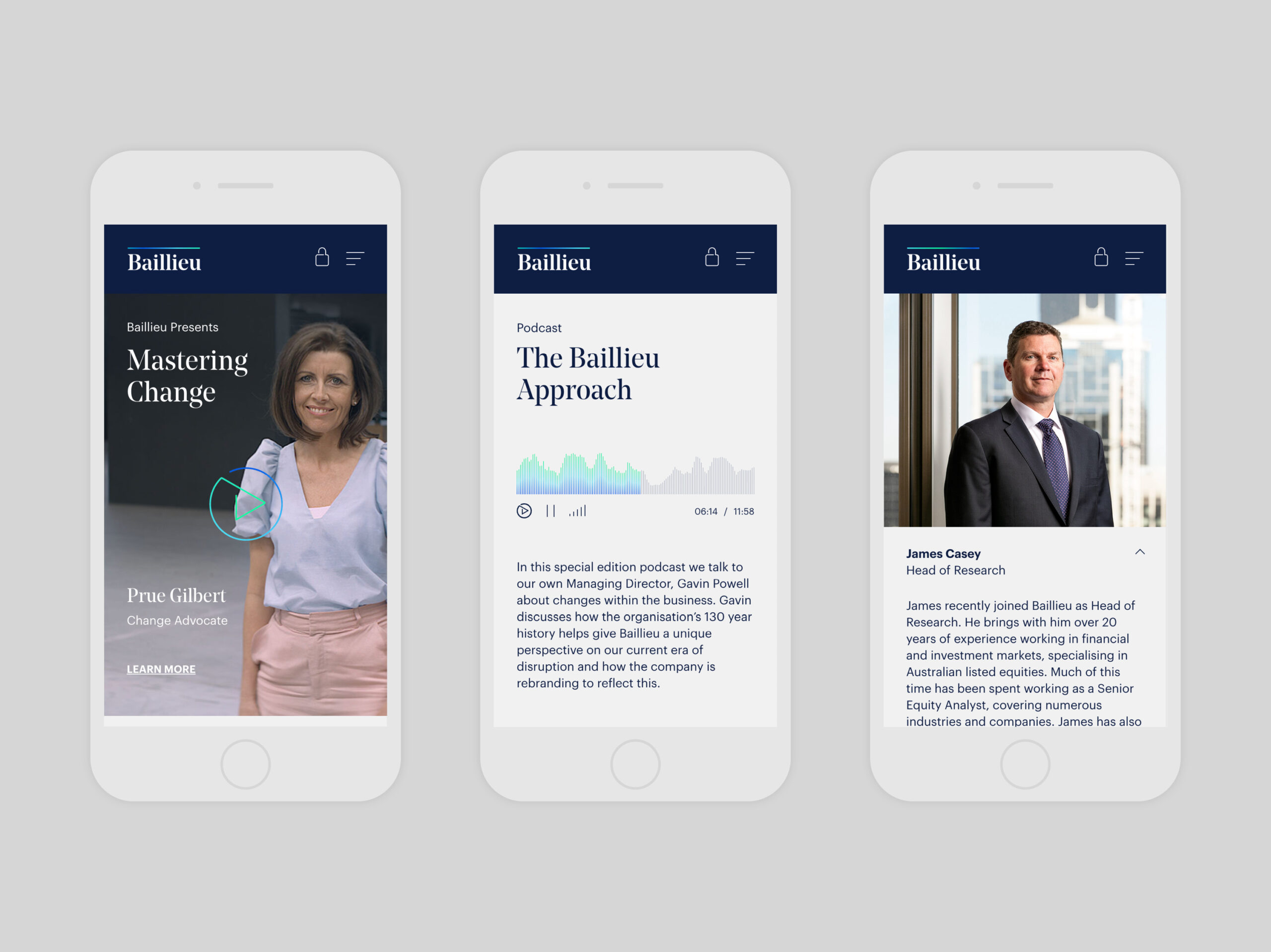 Self-titled Baillieu Brand Identity Website Mobile 2