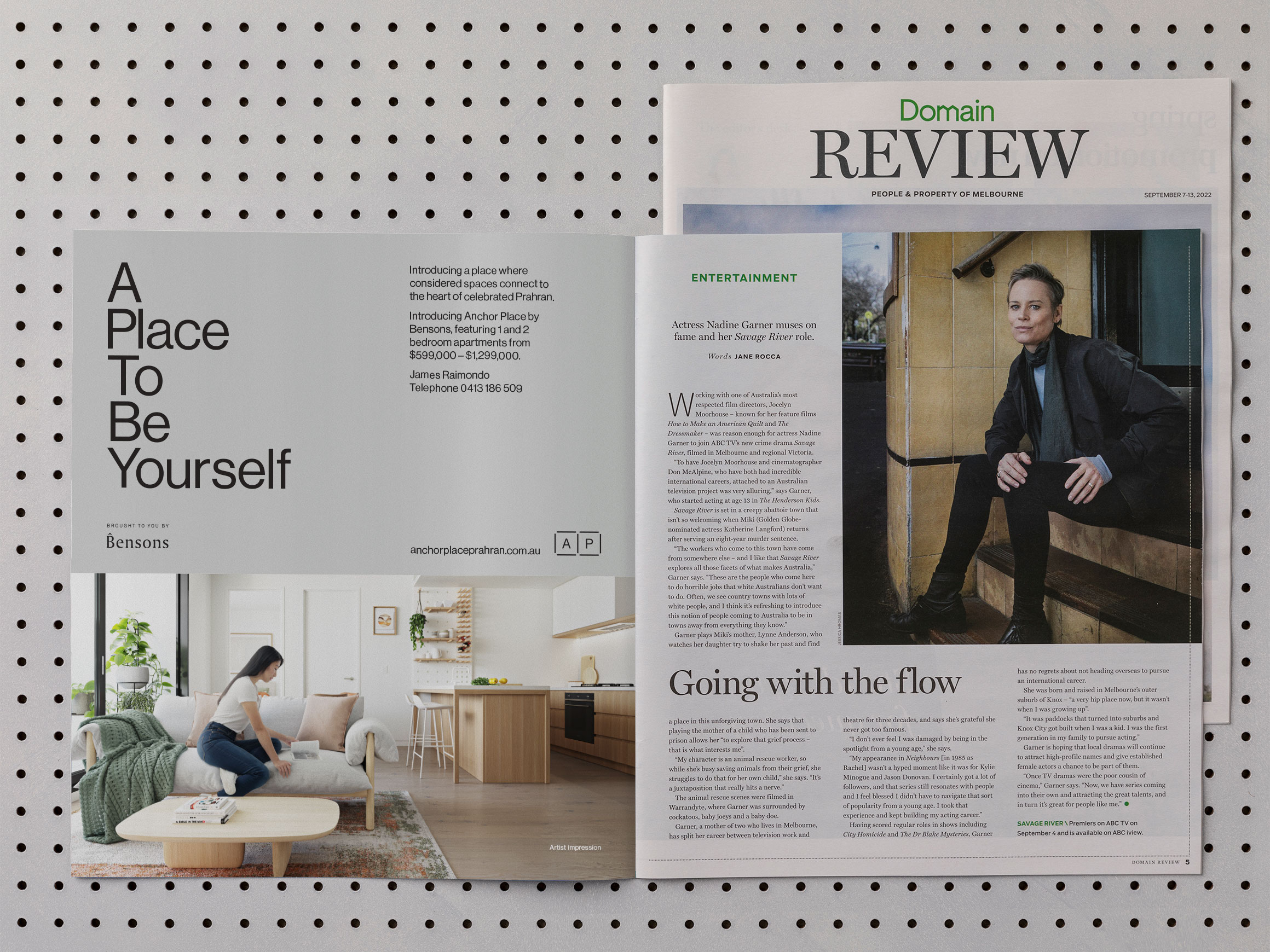 Self Titled Bensons Anchor Place Magazine Ad