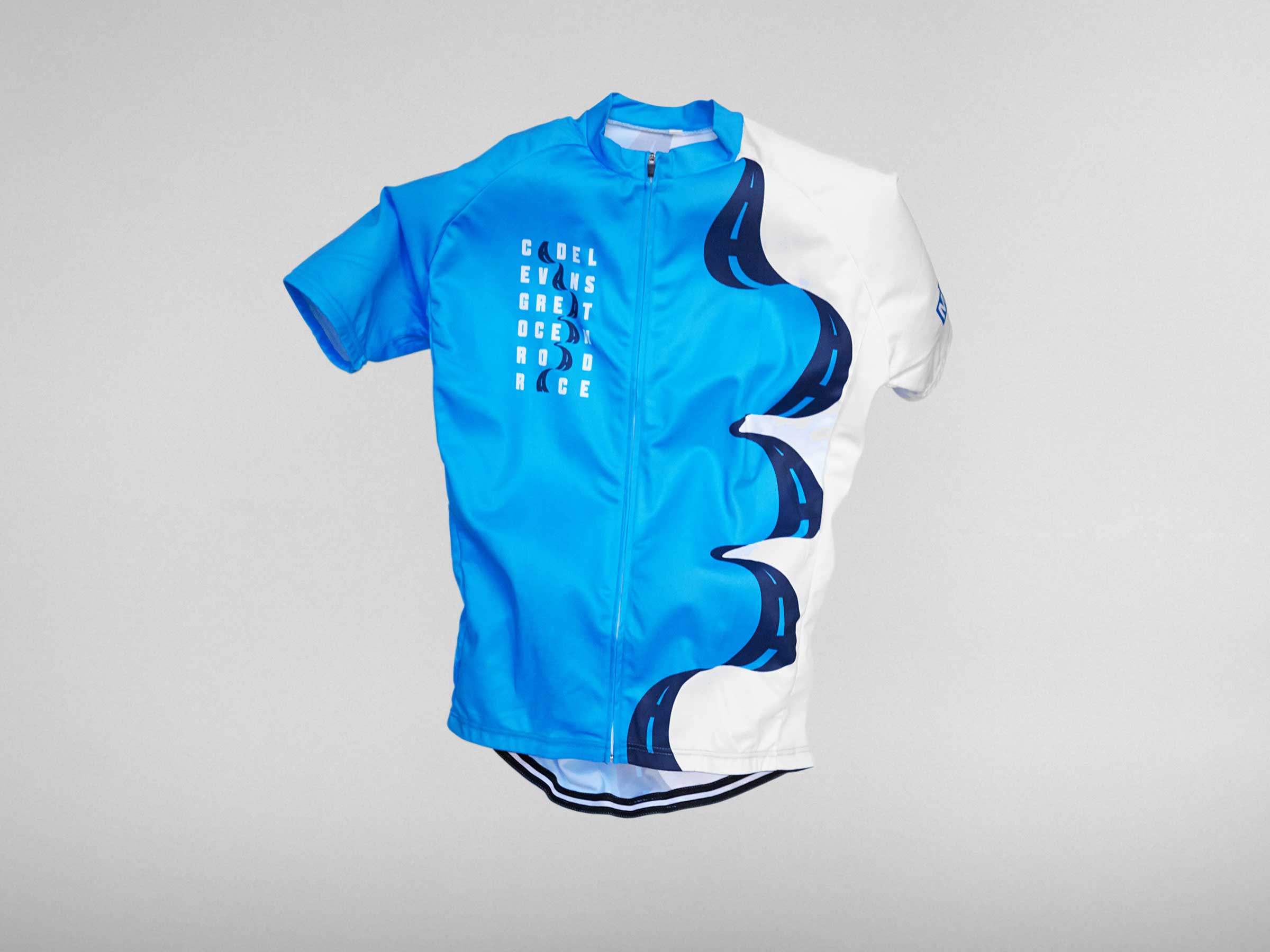 Self-titled Cadel Evans Great Ocean Road Race Brand Identity Jersey