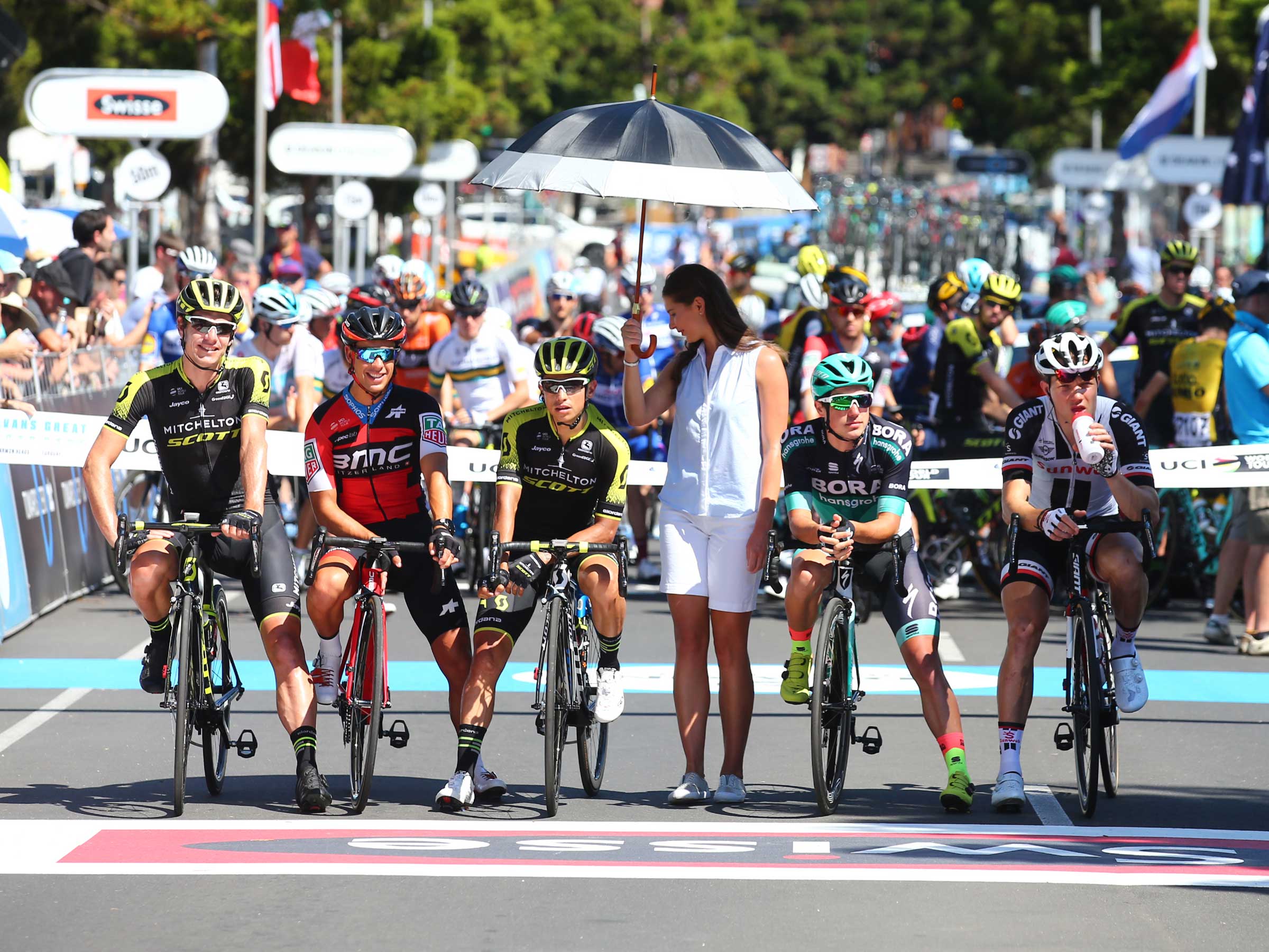 Self-titled Cadel Evans Great Ocean Road Race Brand Identity Start Lineup