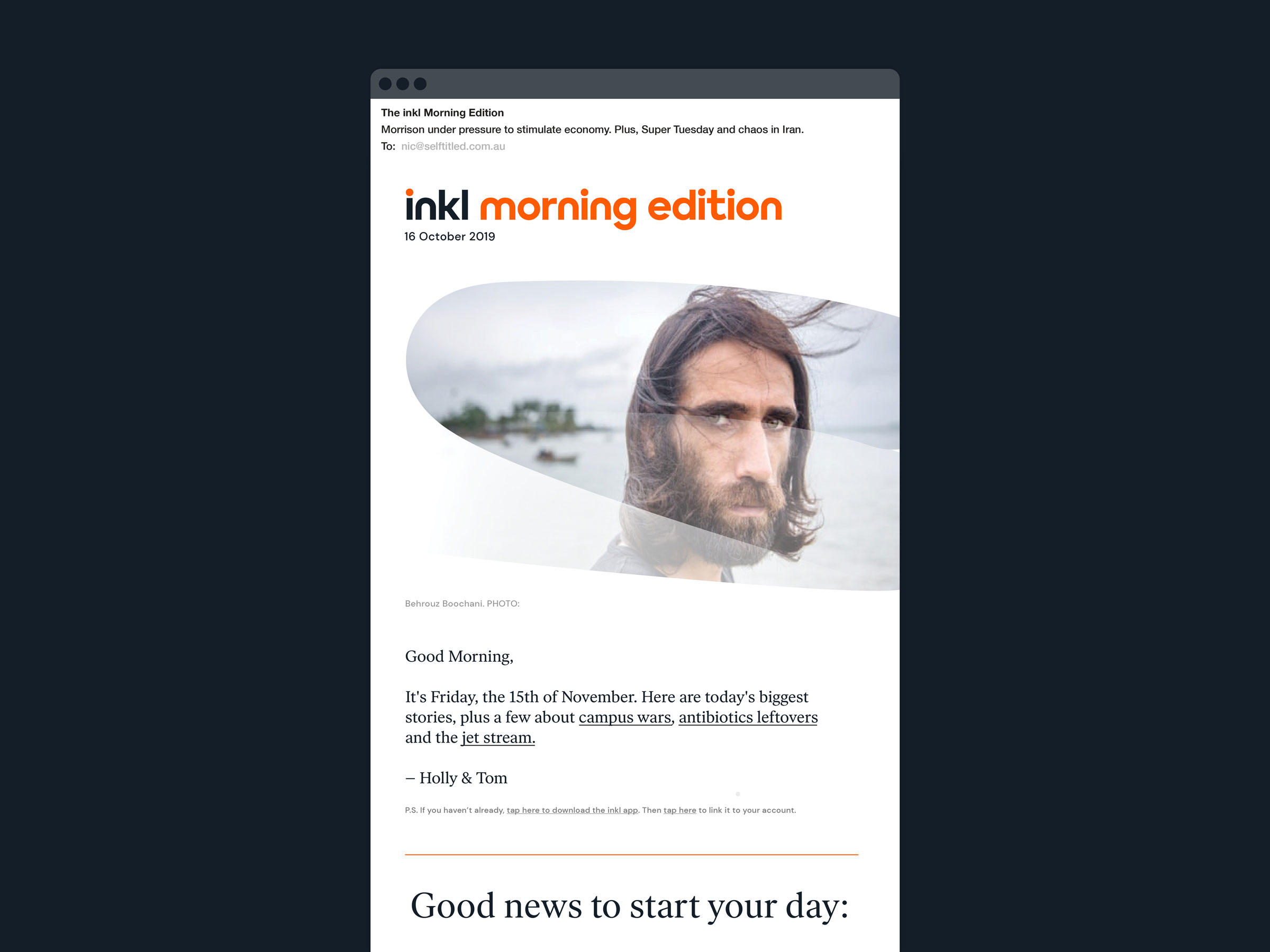 Self-titled Casestudy Inkl Morningedition