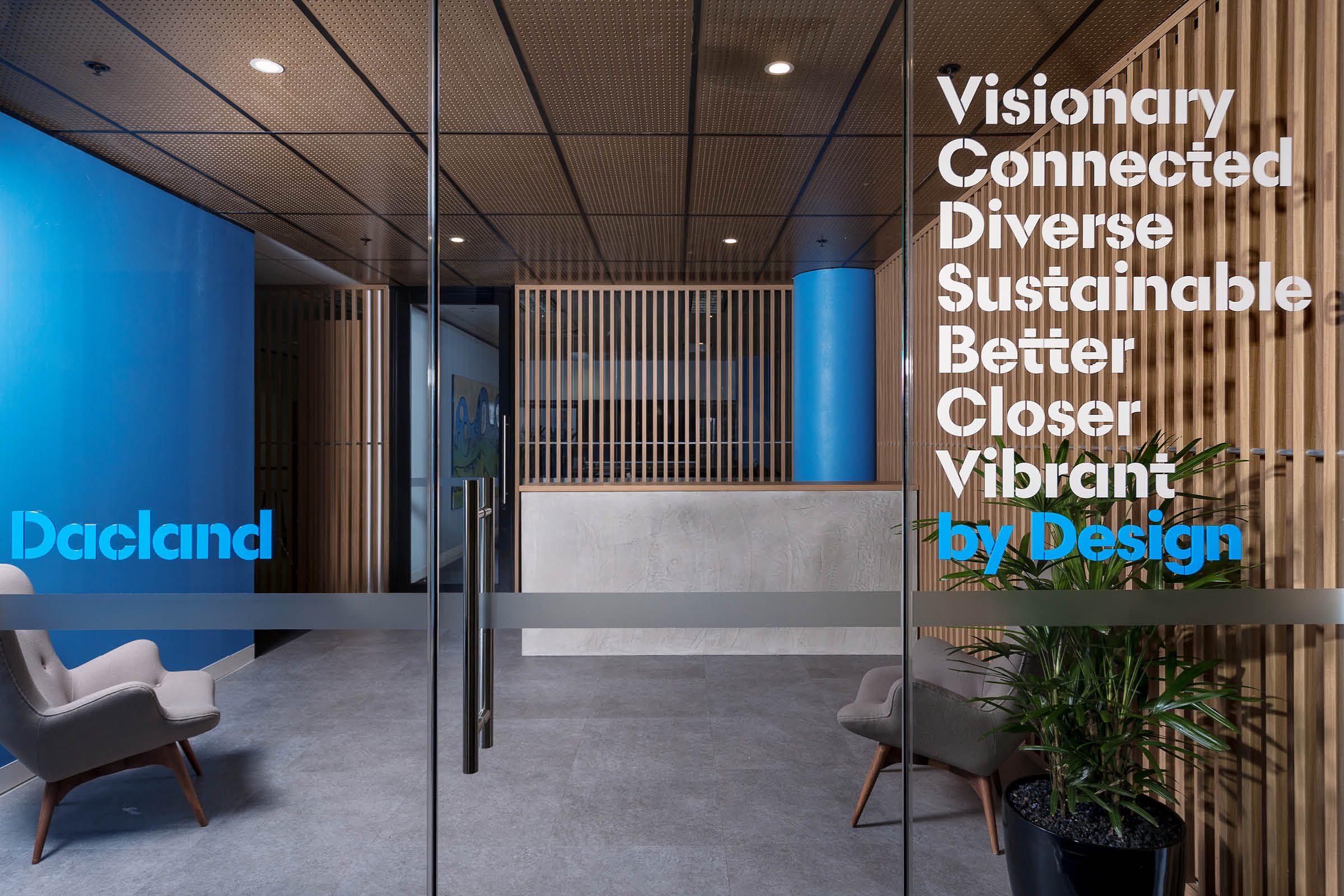 Self-titled Dacland Brand Identity Signage 01