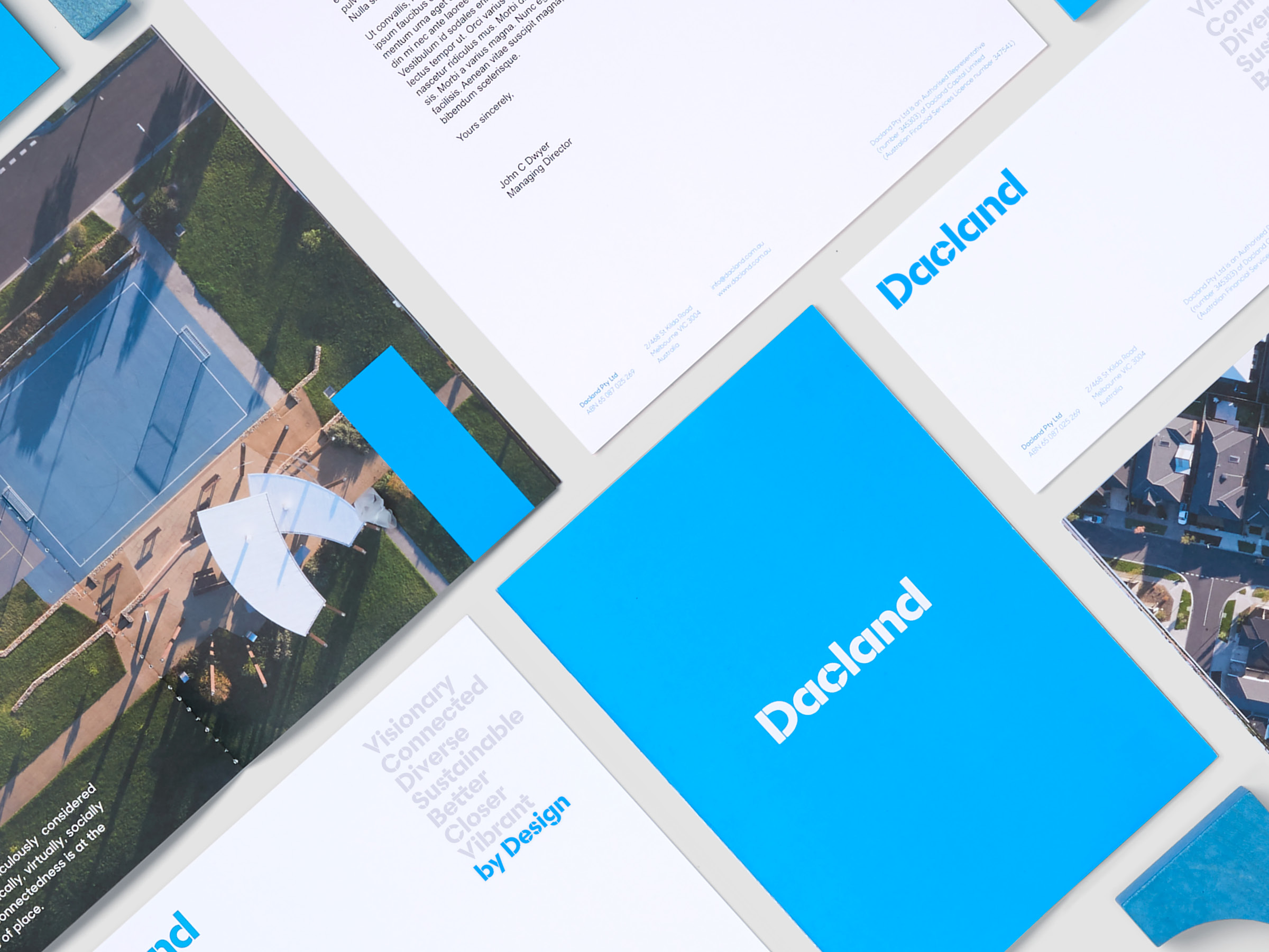 Self-titled Dacland Brand Identity Stationery 04
