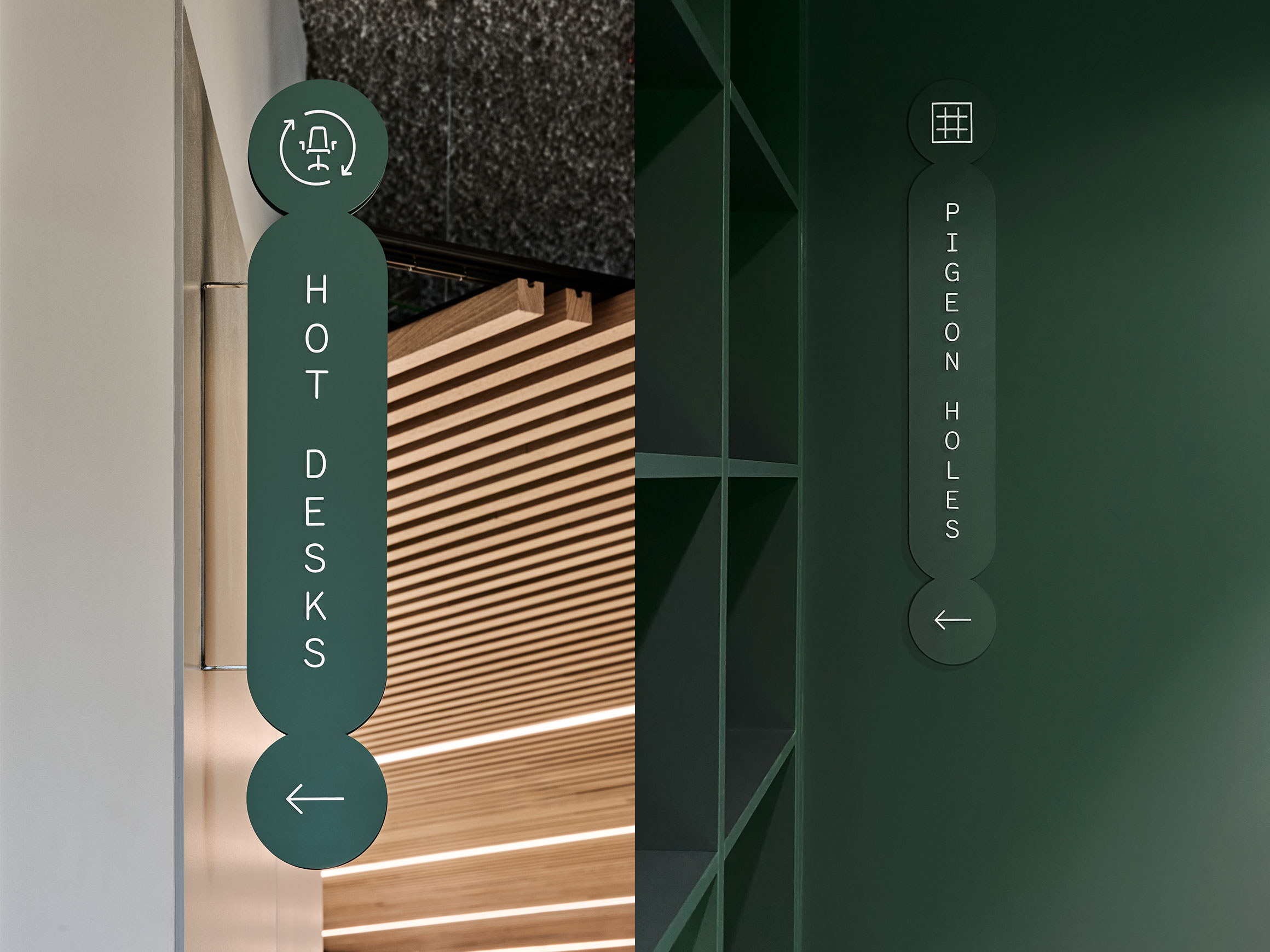 Self Titled Icon Signage And Wayfinding Blade Sign 11