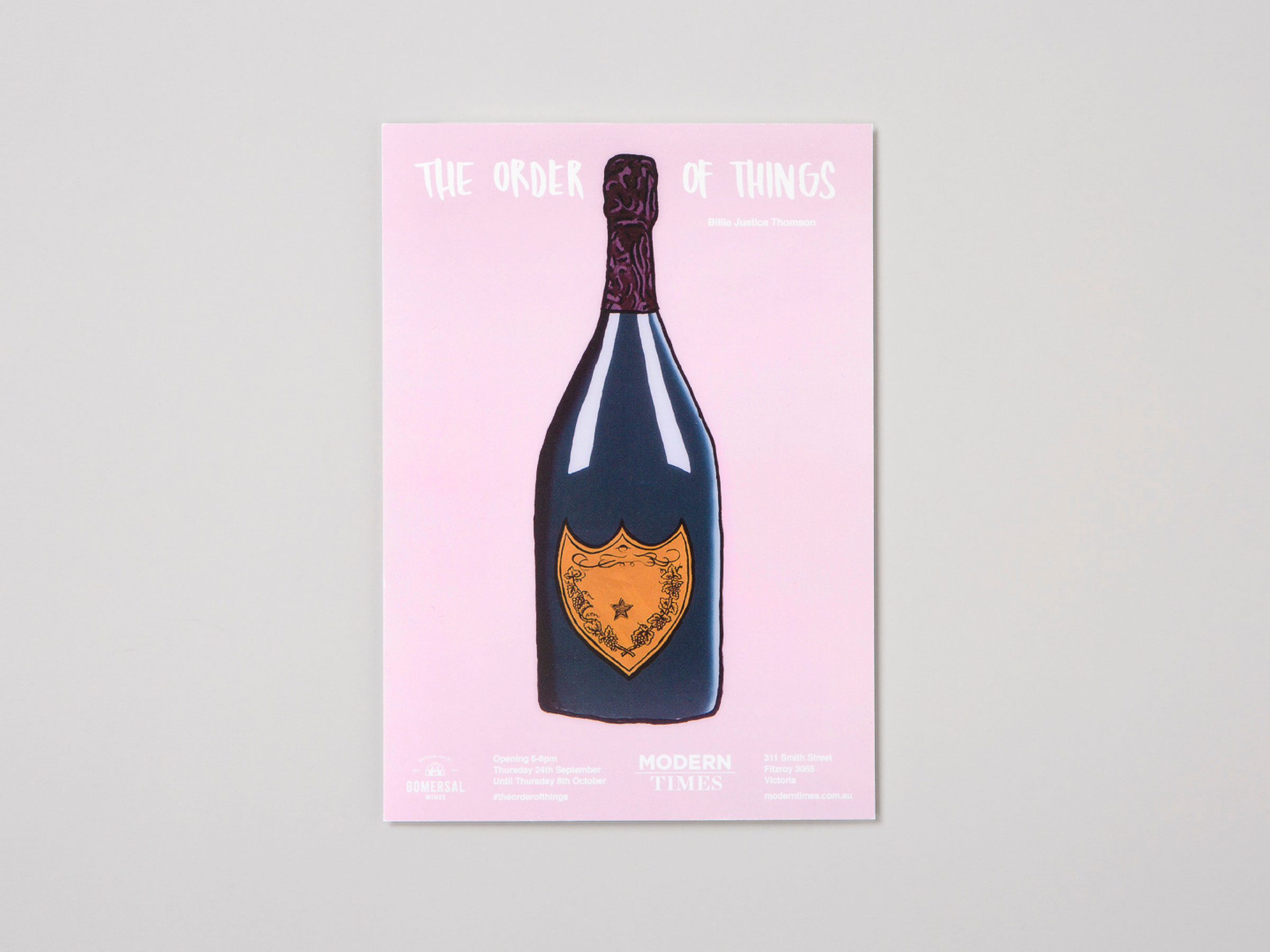 Self-titled Modern Times Brand Identity Exhibition Invite 2