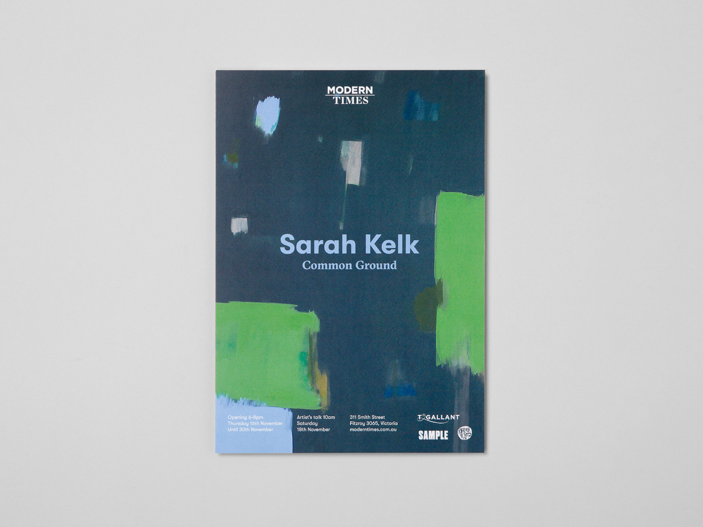 Self-titled Modern Times Brand Identity Exhibition Invite 4