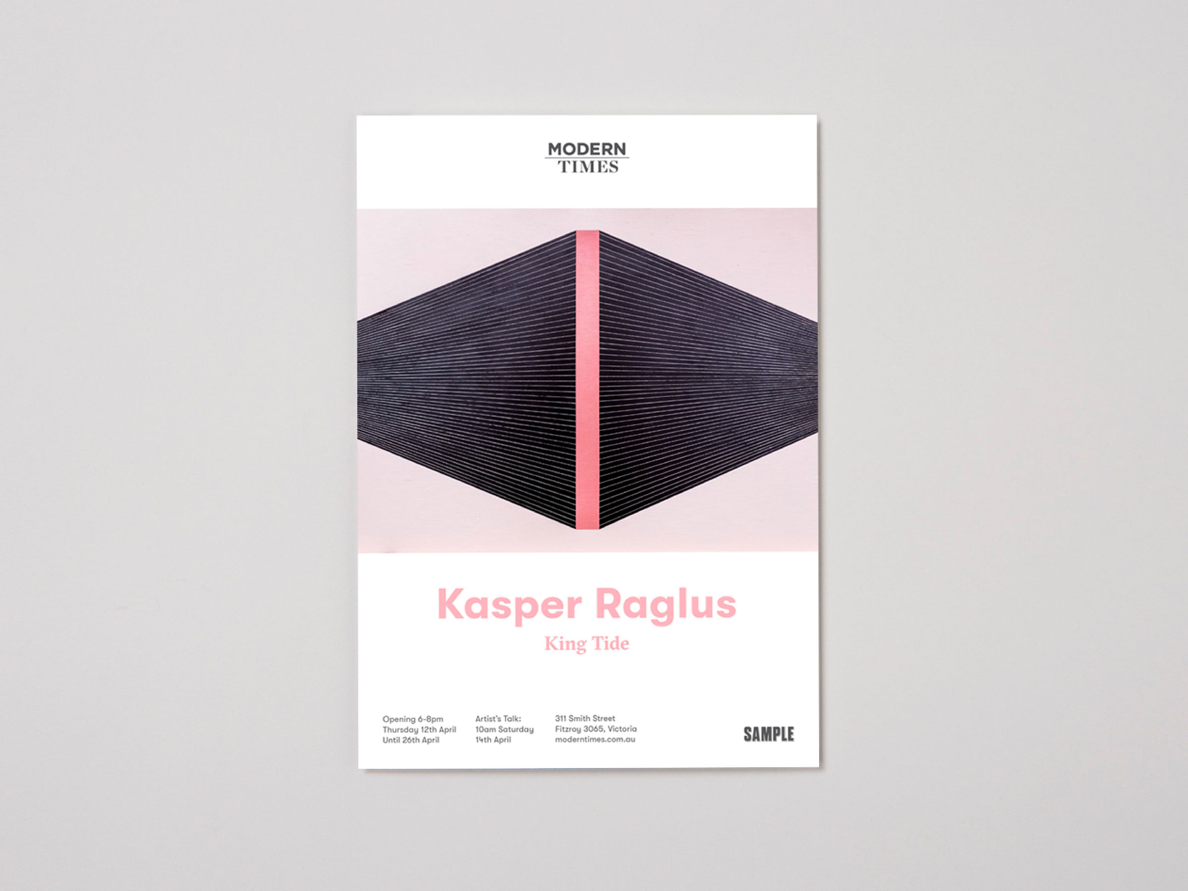 Self-titled Modern Times Brand Identity Exhibition Invite 7