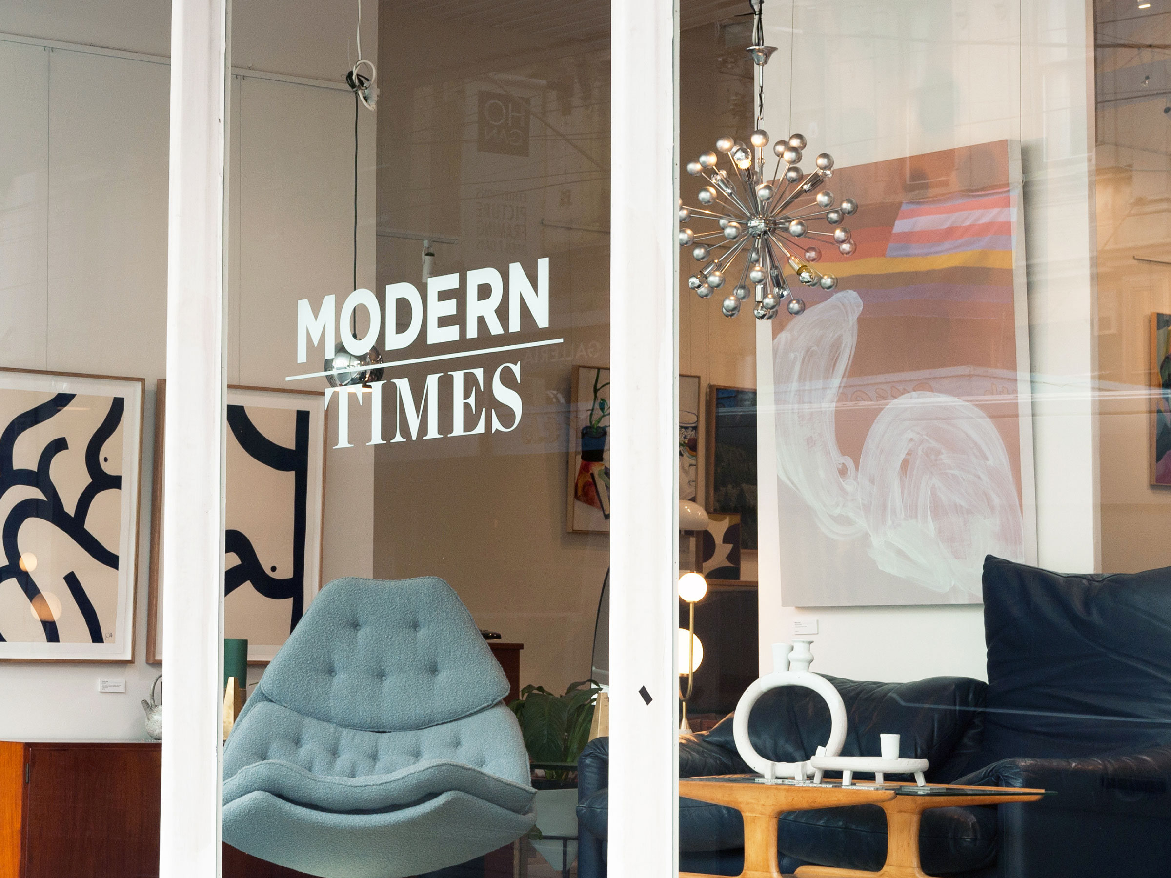 Self-titled Modern Times Brand Identity Shopfront