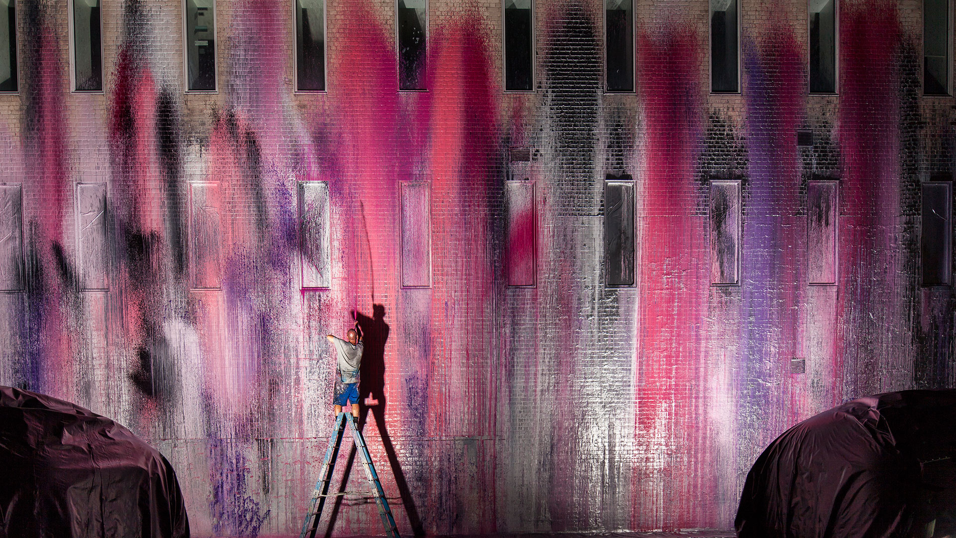 Self-titled Notel Melbourne Brand Identity Ash Keating Mural 8