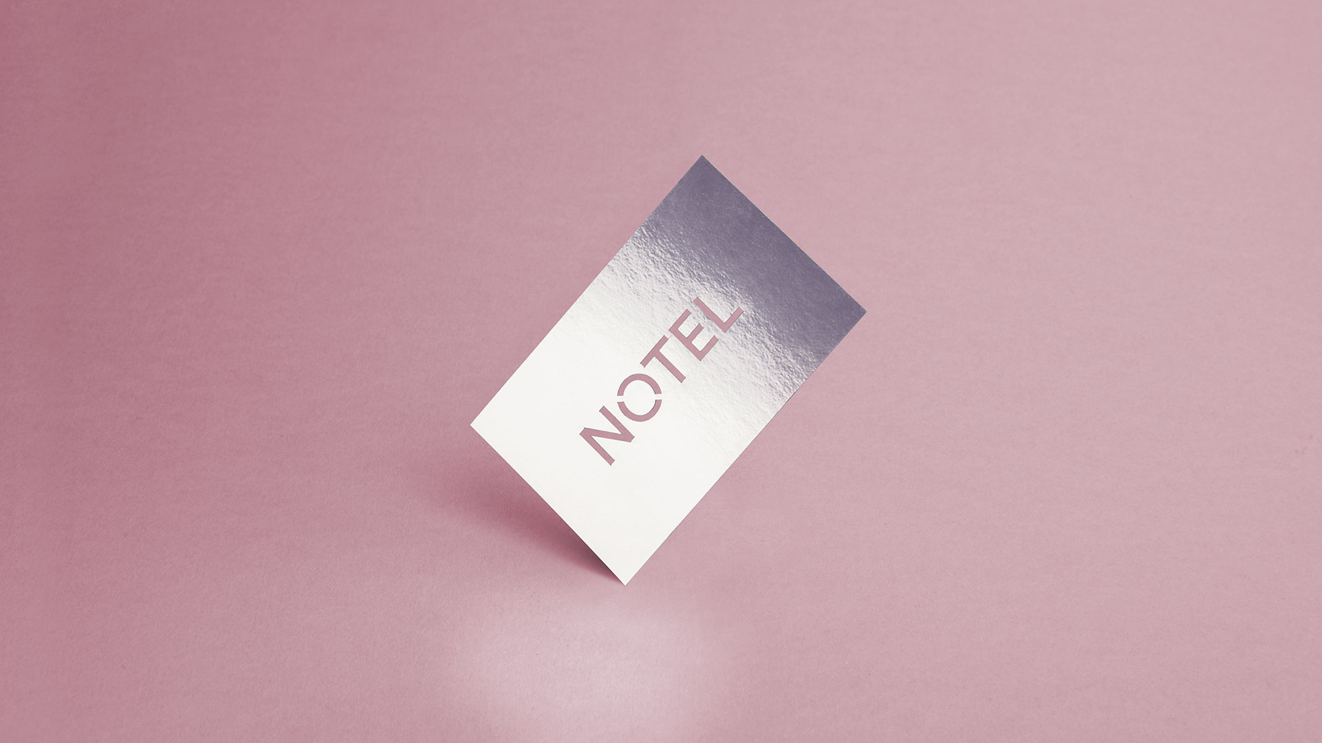 Self-titled Notel Melbourne Brand Identity Business Card 1
