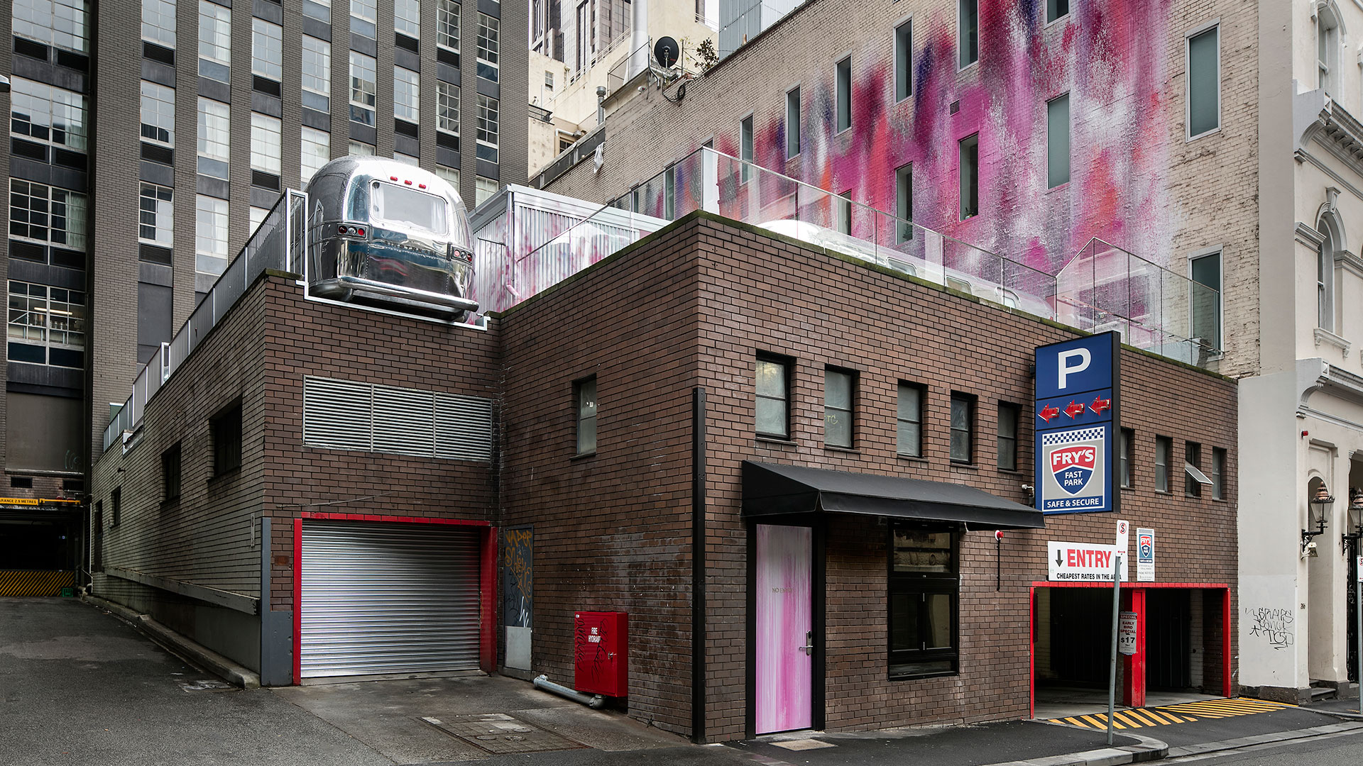 Self-titled Notel Melbourne Brand Identity No Entry Street Level