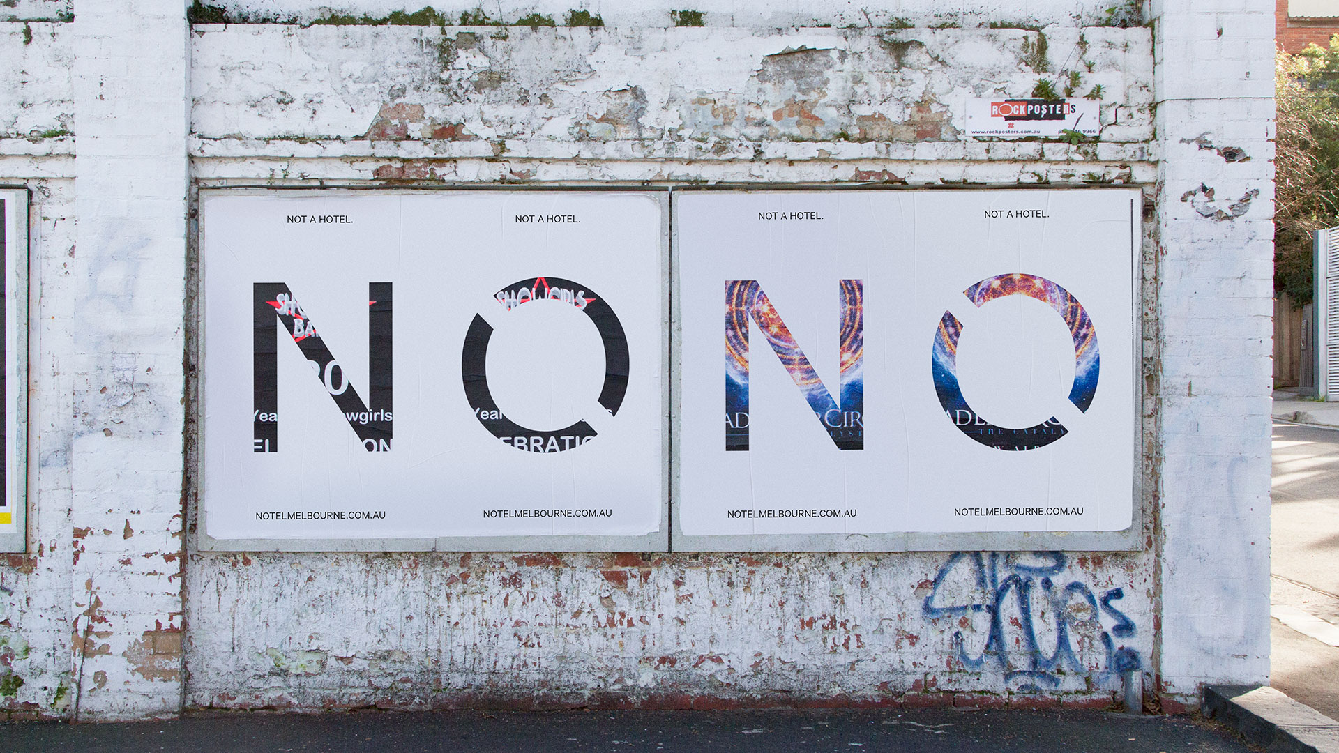 Self-titled Notel Melbourne Brand Identity Rock Posters