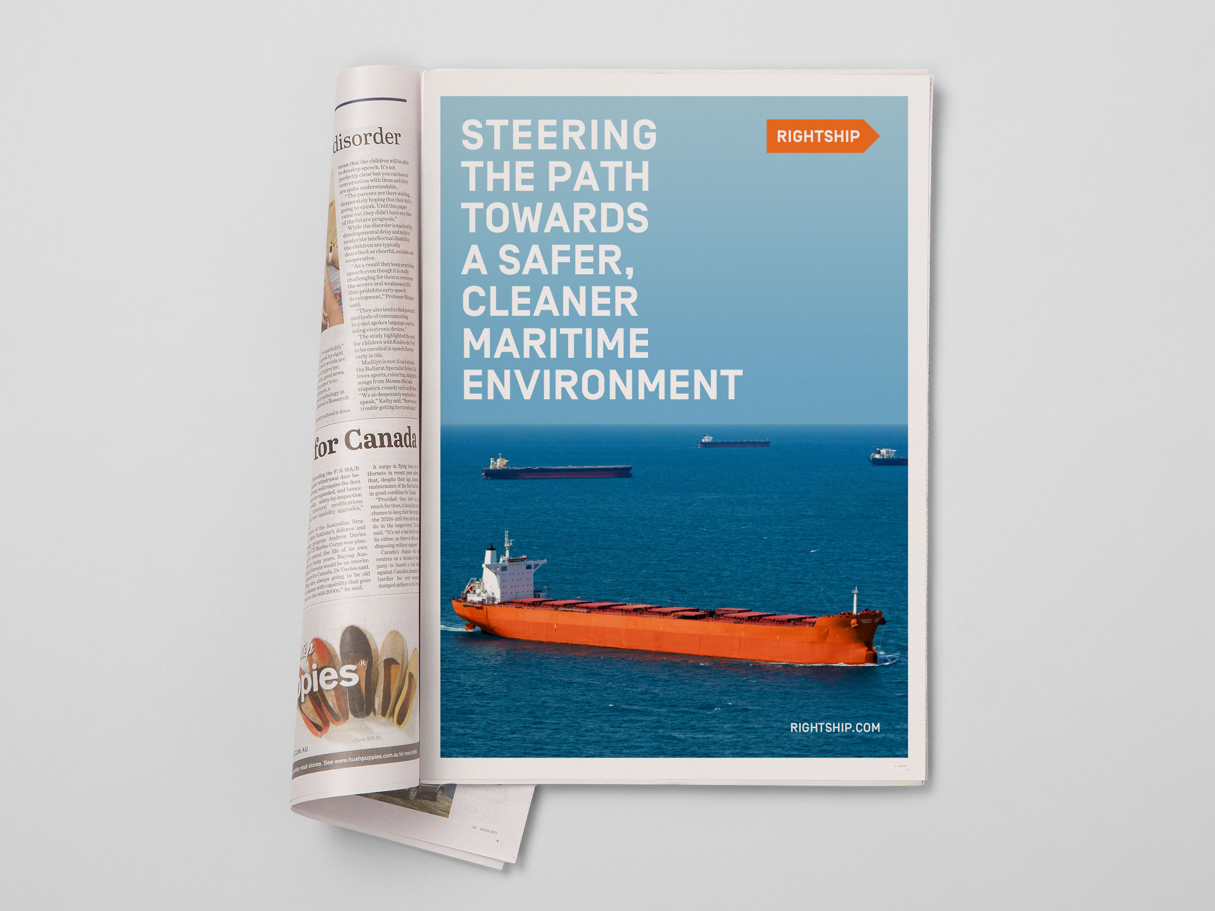 Self Titled Rightship Brand Identity Advertisingpm