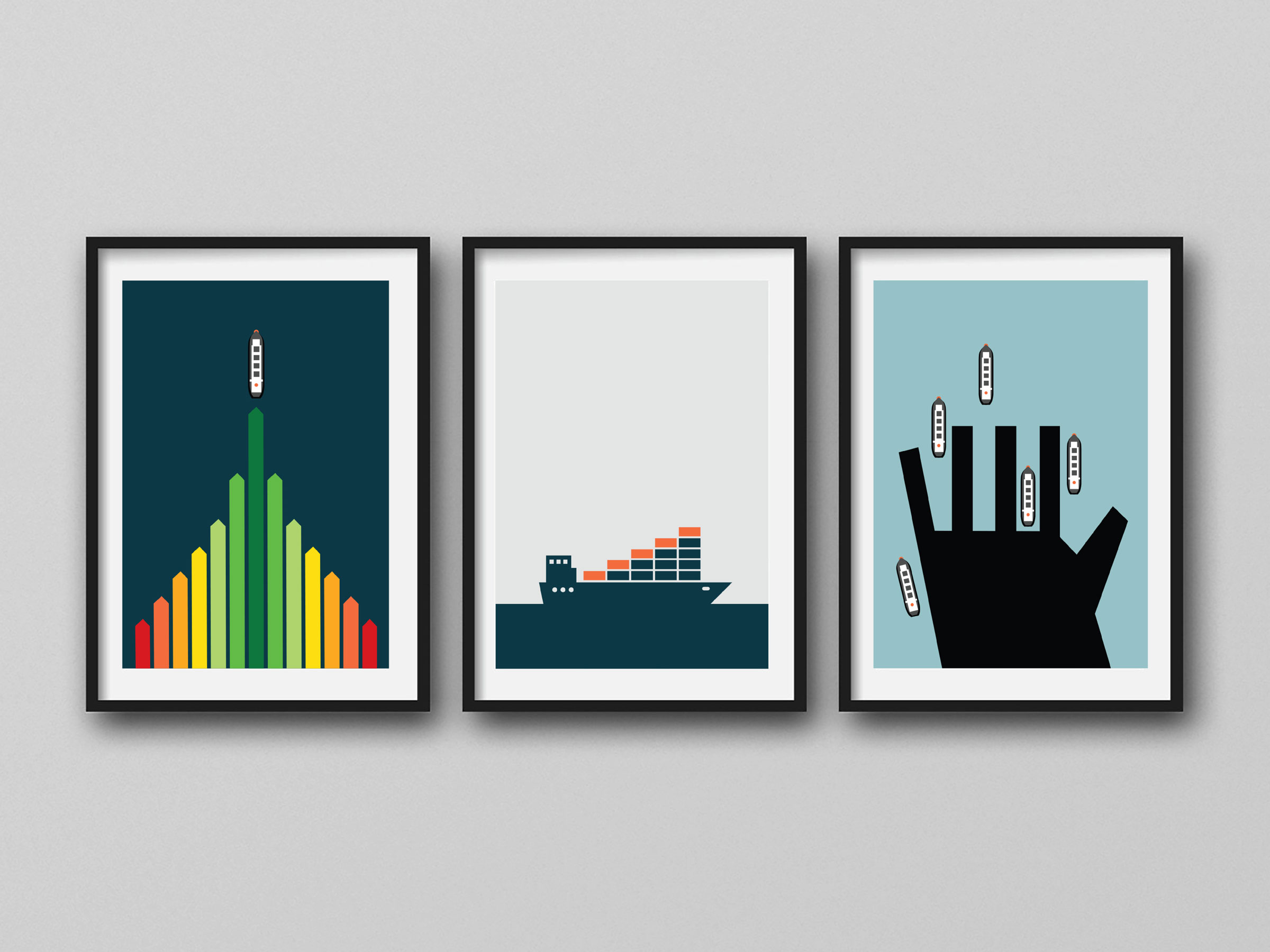 Self Titled Rightship Brand Identity Posters