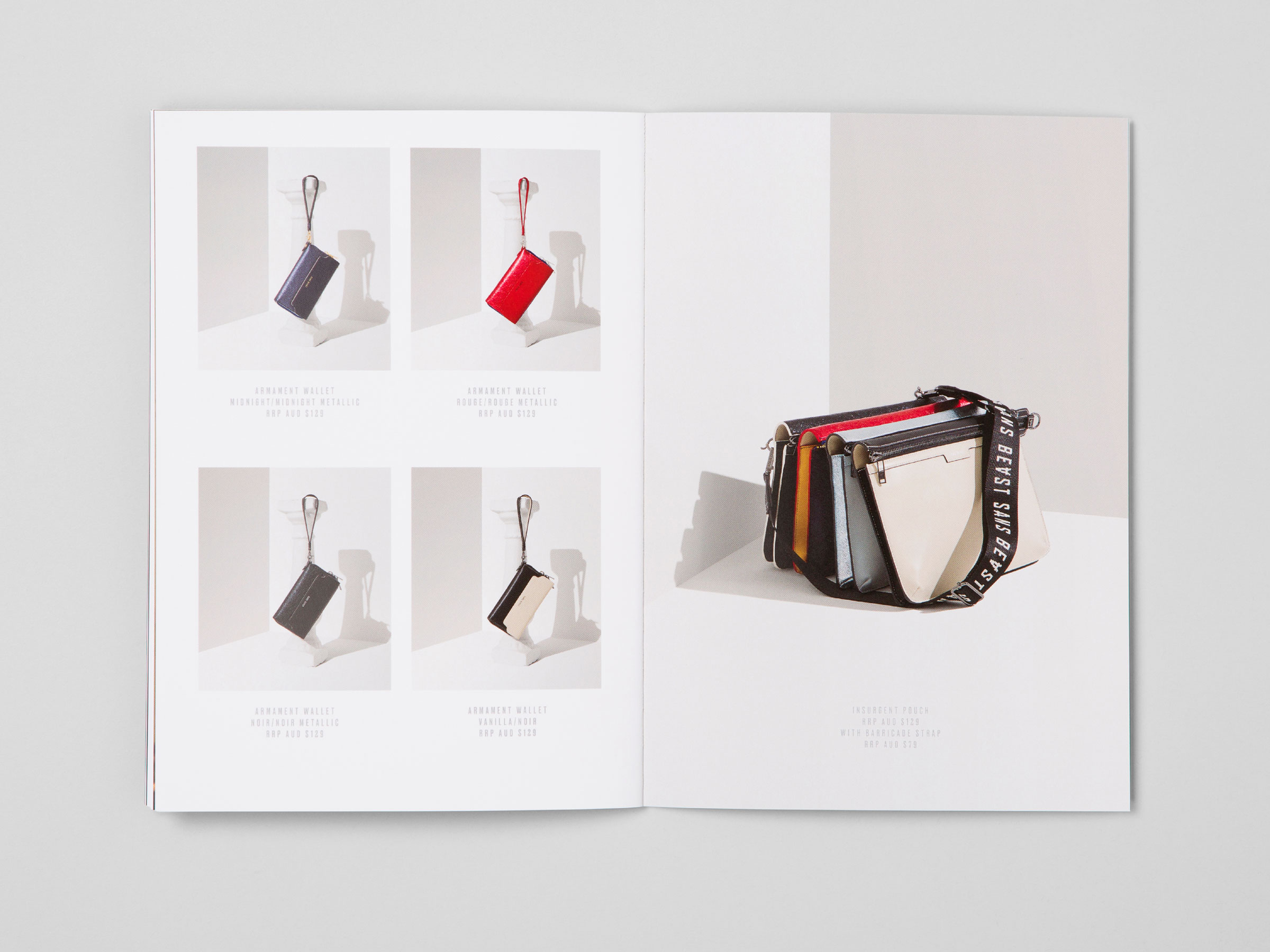 Self-titled Sans Beast Brand Identity Brochure Spread 2