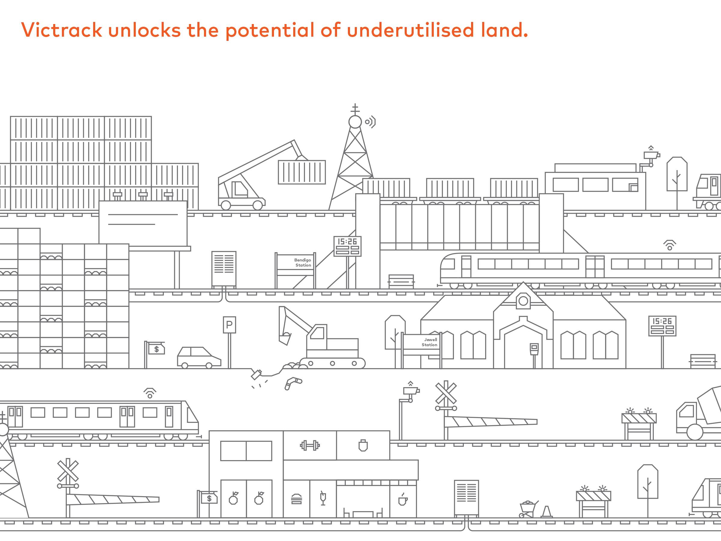 Self-titled Victrack Branding Illustration 1